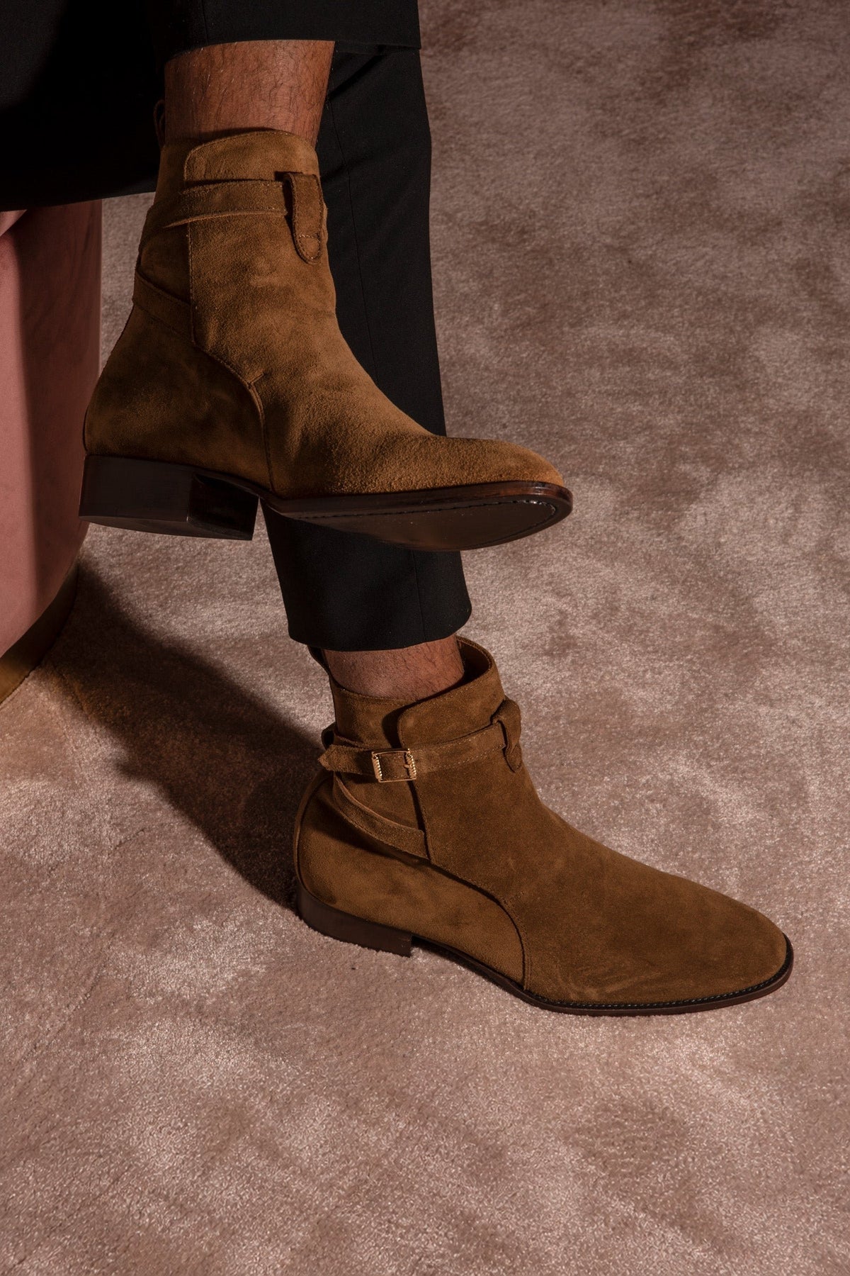 Flash Boots Beige - Giuliano Galiano | Handcrafted Luxury Sneakers Made In Italy