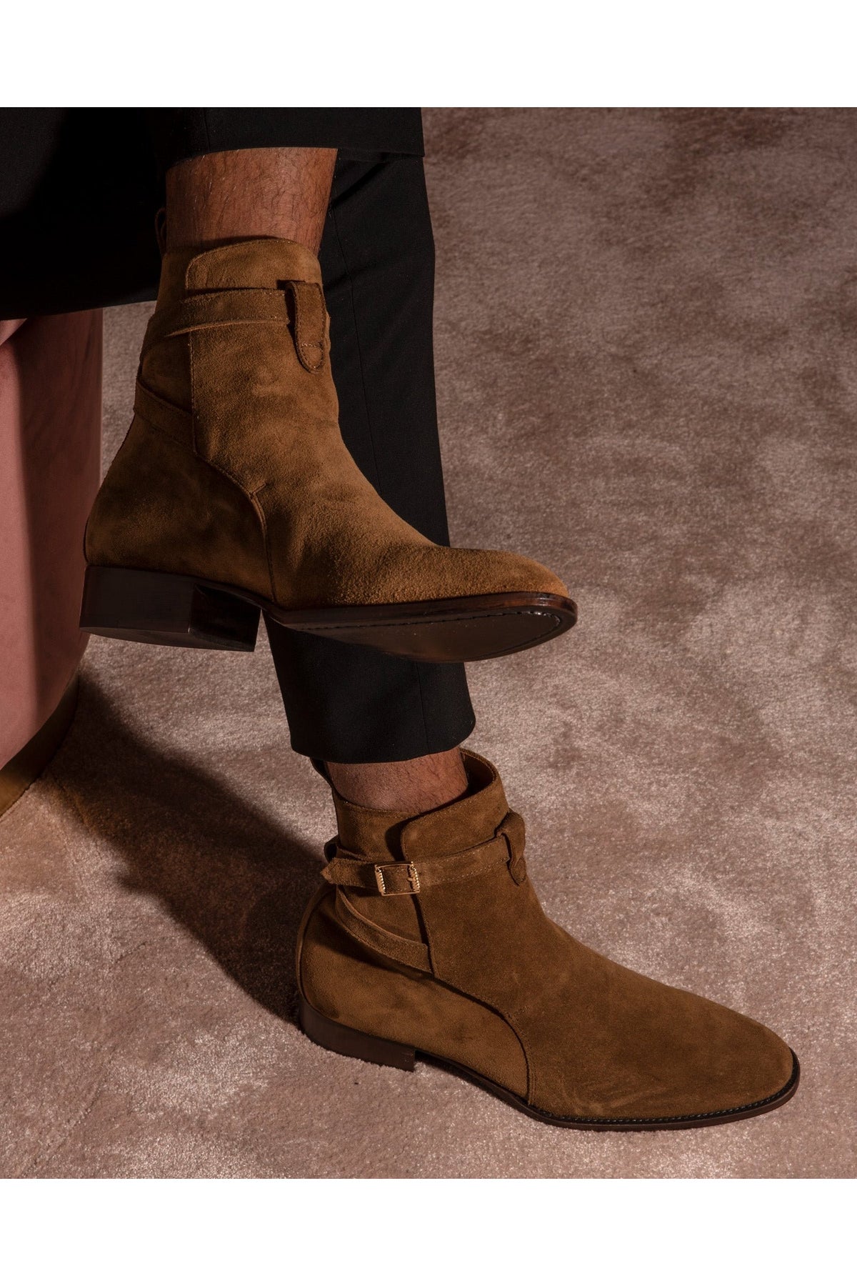 Flash Boots Beige - Giuliano Galiano | Handcrafted Luxury Sneakers Made In Italy