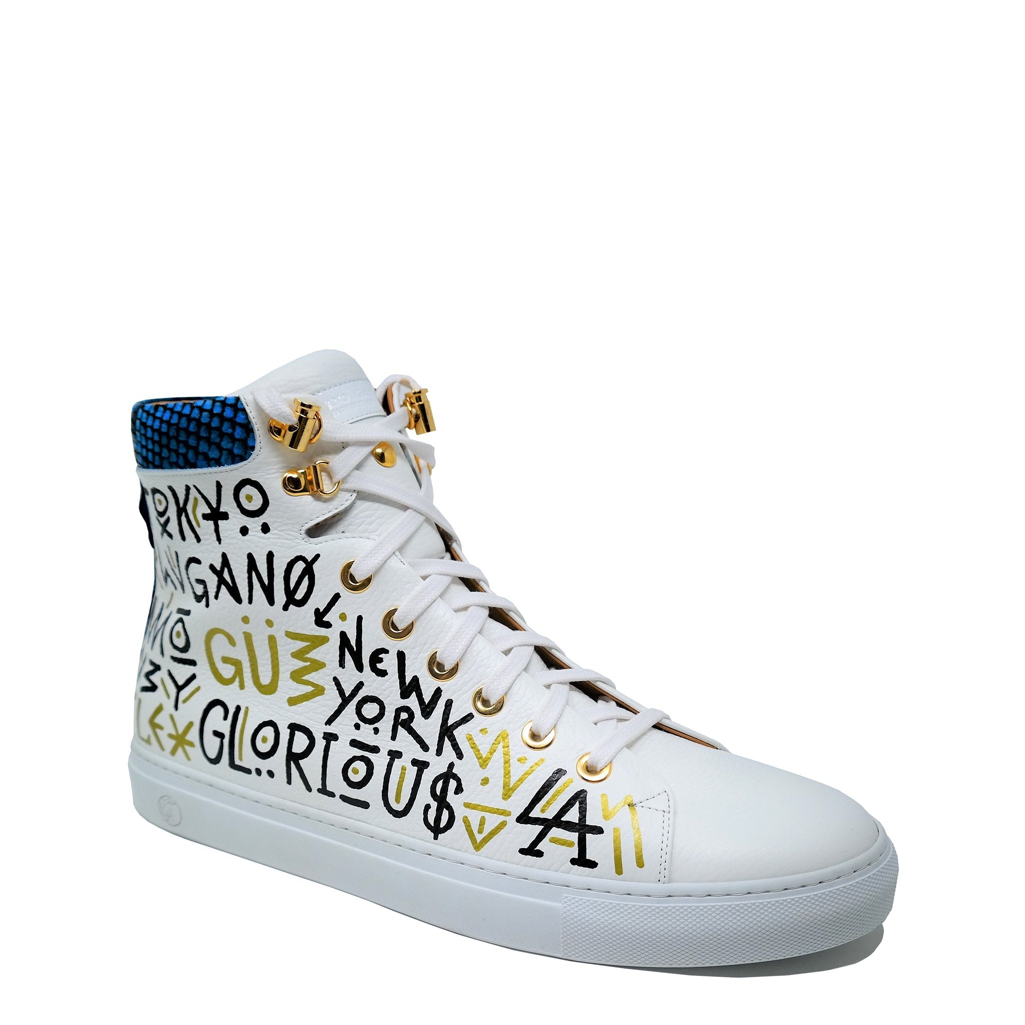 "FLEX" All The Money In The World G.G X Glorius n'Love | Limited Edition - Giuliano Galiano | Handcrafted Luxury Sneakers Made In Italy