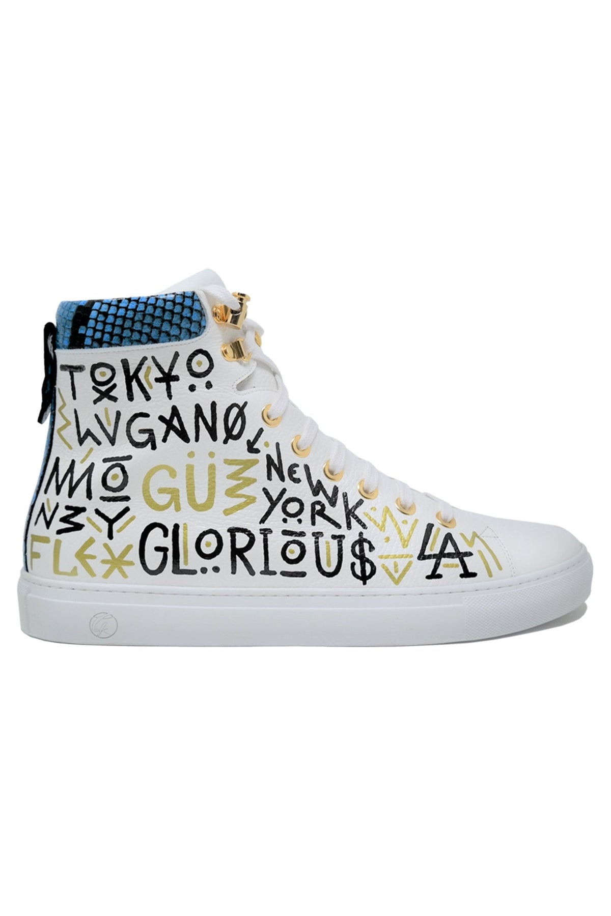"FLEX" All The Money In The World G.G X Glorius n'Love | Limited Edition - Giuliano Galiano | Handcrafted Luxury Sneakers Made In Italy