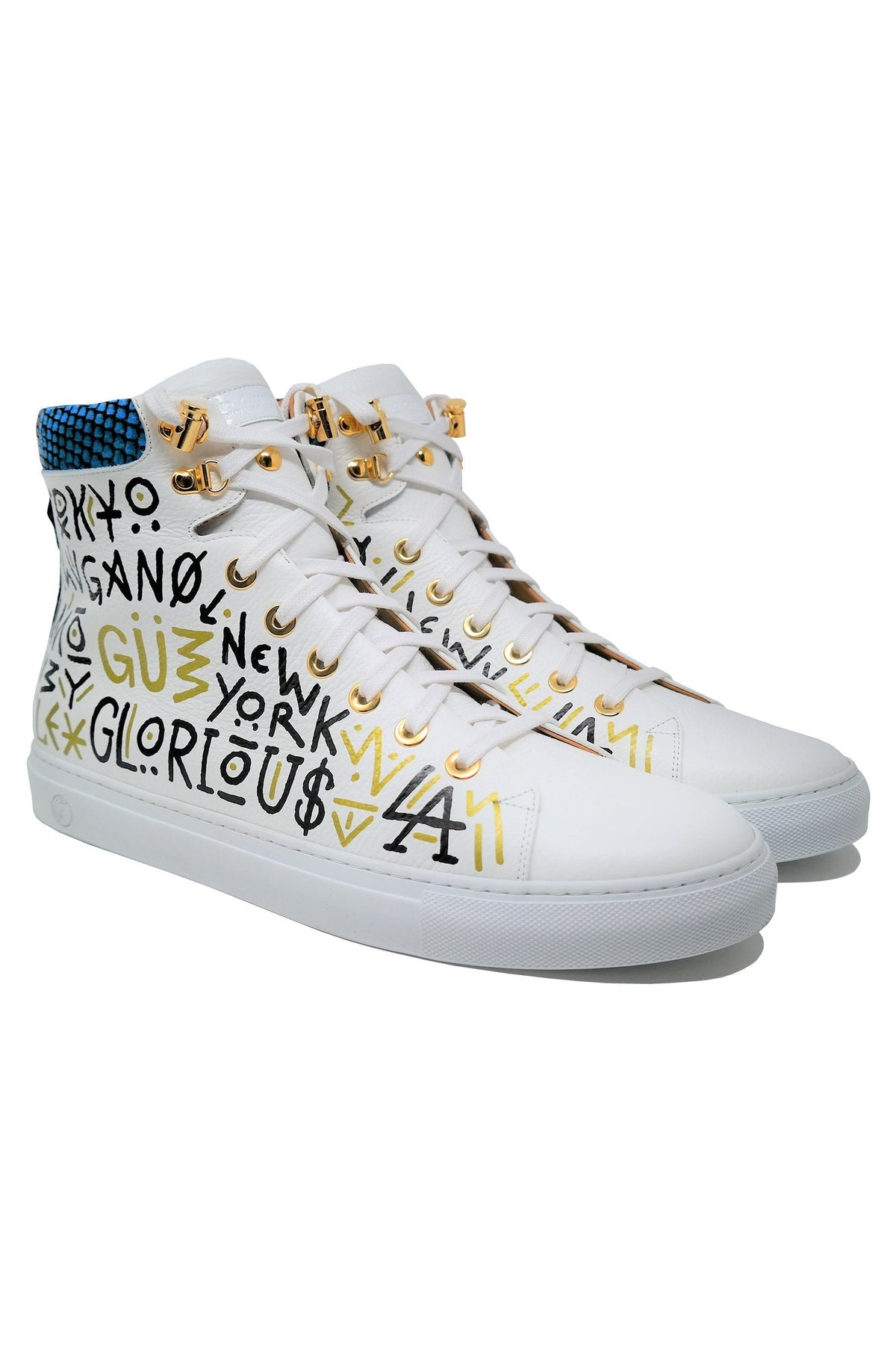 "FLEX" All The Money In The World G.G X Glorius n'Love | Limited Edition - Giuliano Galiano | Handcrafted Luxury Sneakers Made In Italy