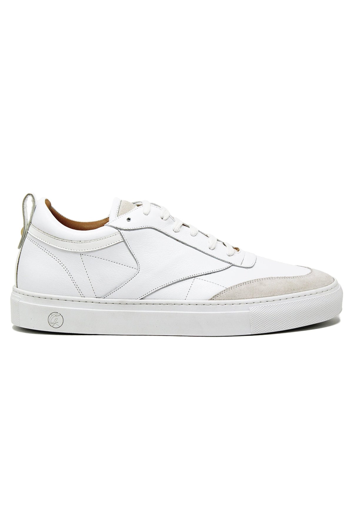 Key - G White | White | Leather - Giuliano Galiano | Handcrafted Luxury Sneakers Made In Italy