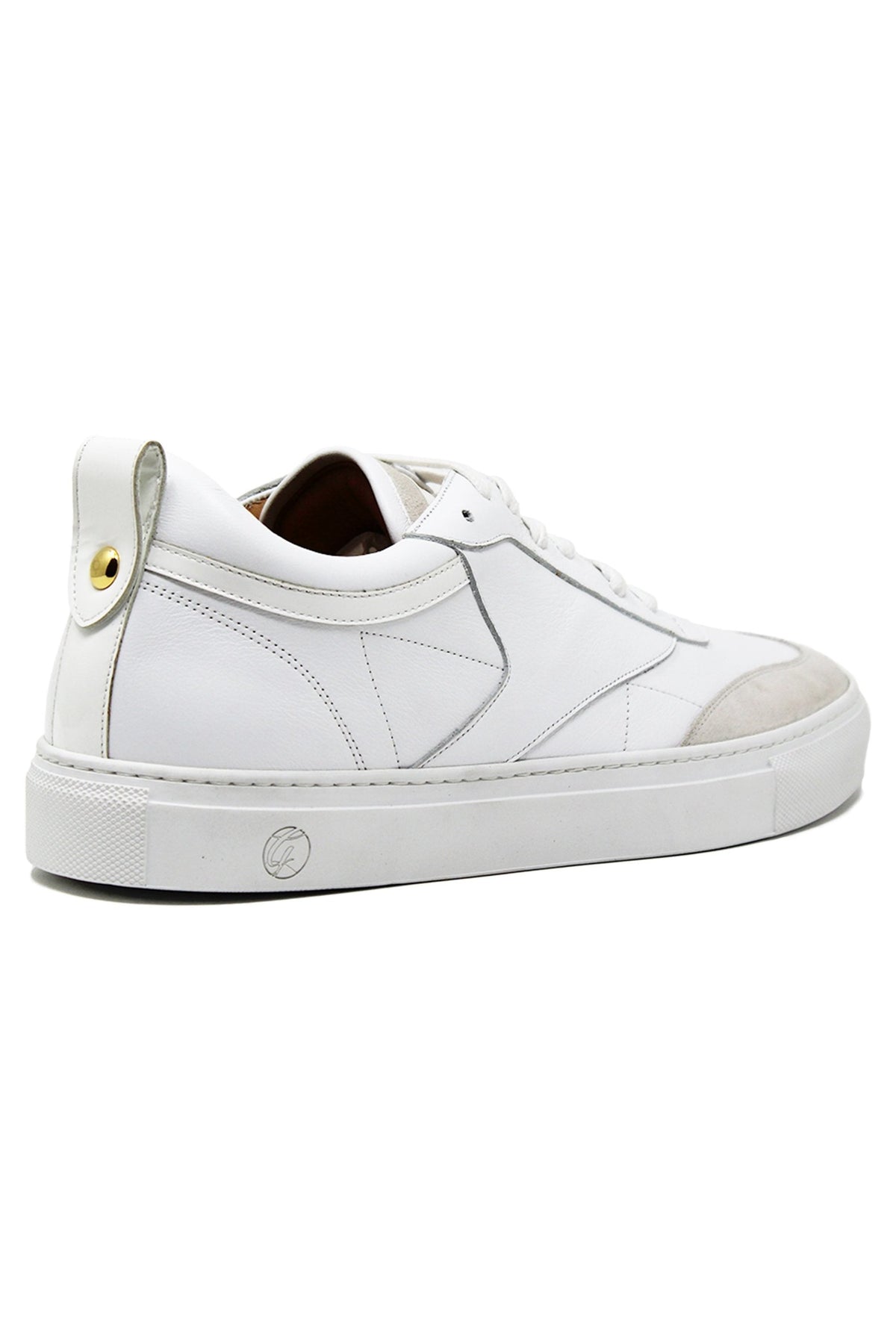 Key - G White | White | Leather - Giuliano Galiano | Handcrafted Luxury Sneakers Made In Italy