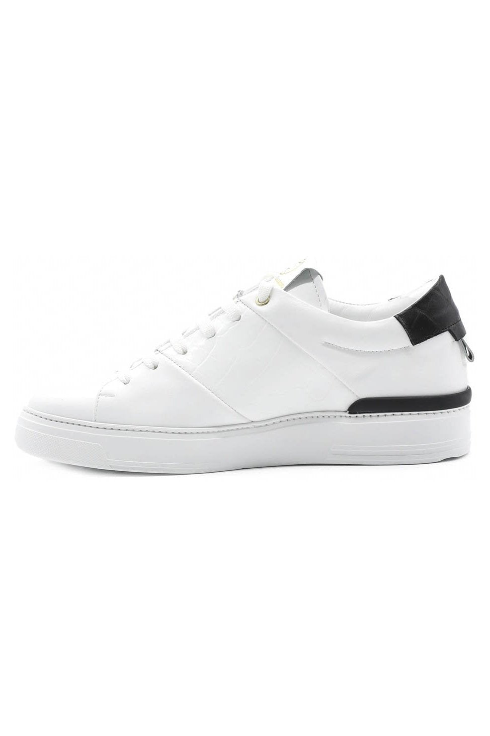 King1 Sneakers | White | Croc Style - Giuliano Galiano | Handcrafted Luxury Sneakers Made In Italy