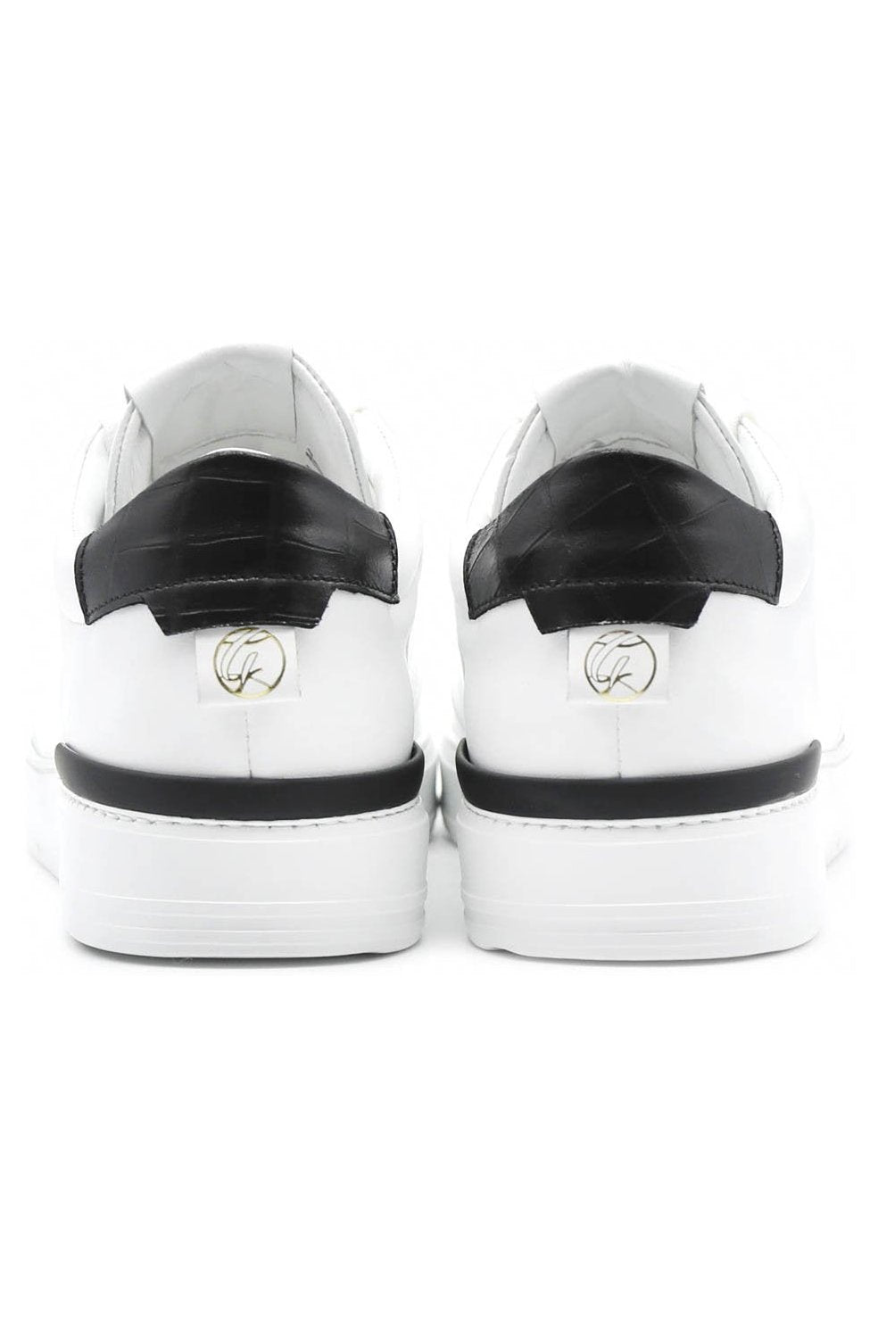 King1 Sneakers | White | Croc Style - Giuliano Galiano | Handcrafted Luxury Sneakers Made In Italy