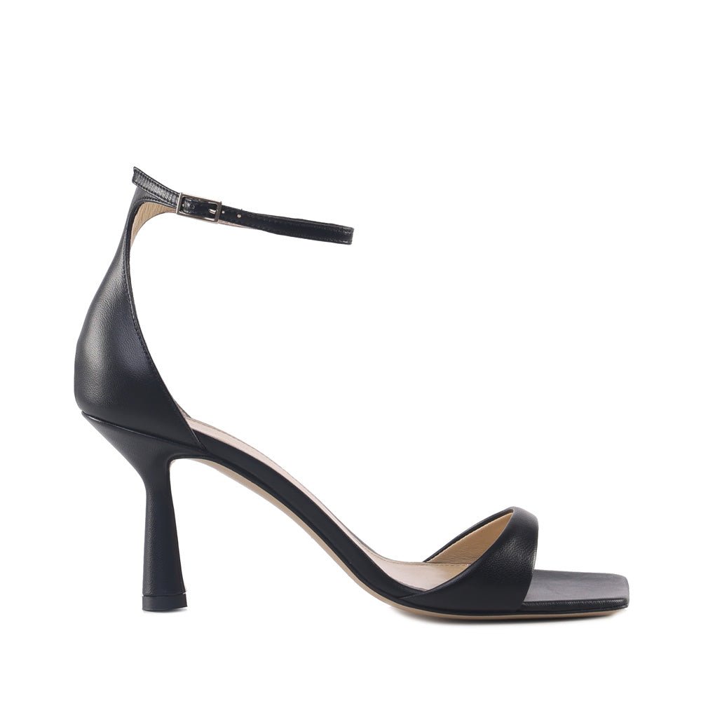 Lina | Sandals | Black - Giuliano Galiano | Handcrafted Luxury Sneakers Made In Italy