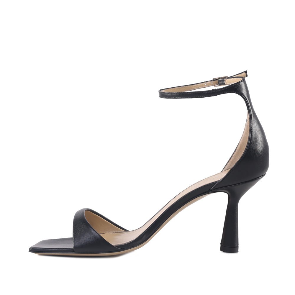 Lina | Sandals | Black - Giuliano Galiano | Handcrafted Luxury Sneakers Made In Italy