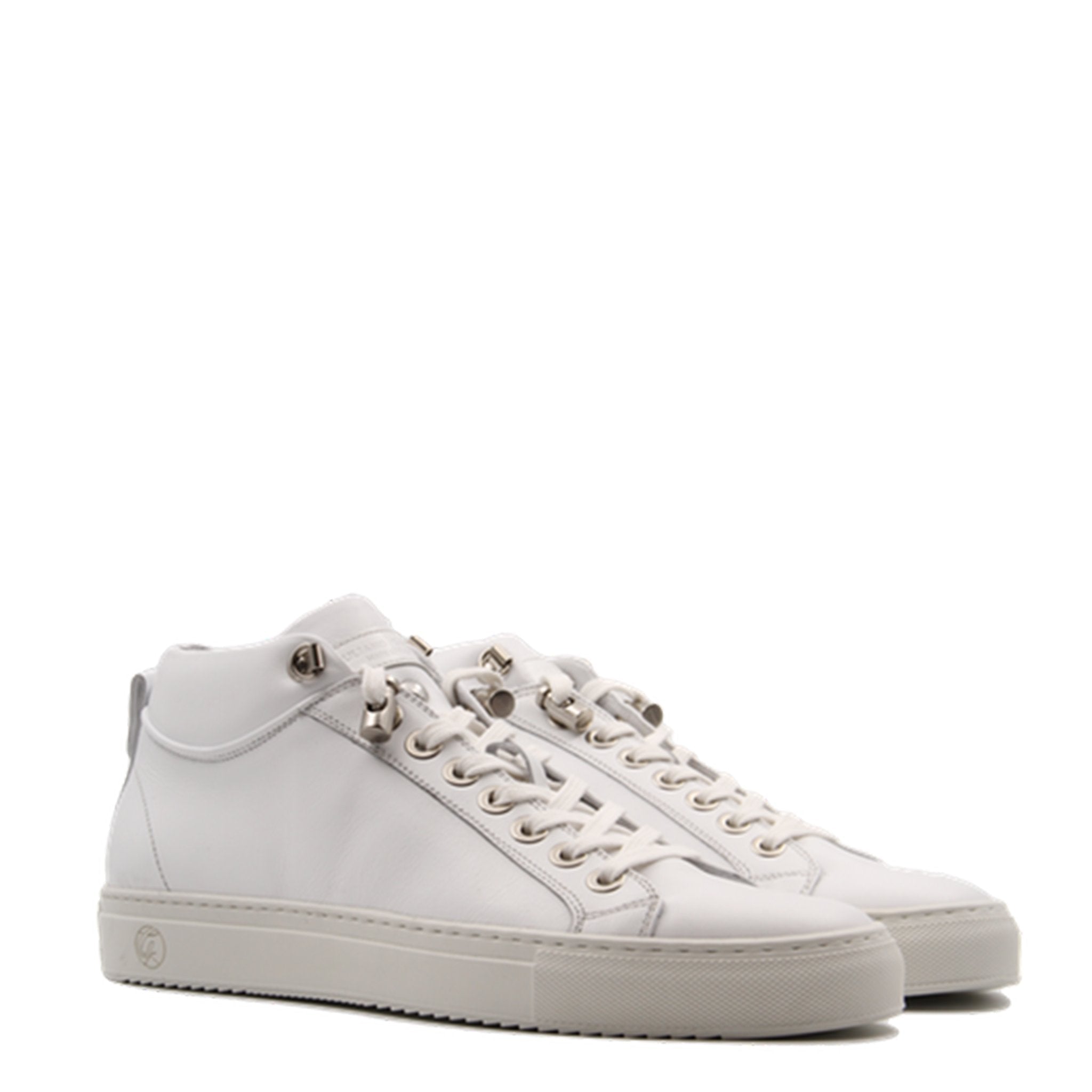 Napoli White | White | Nappa Leather | Limited Edition - Giuliano Galiano | Handcrafted Luxury Sneakers Made In Italy