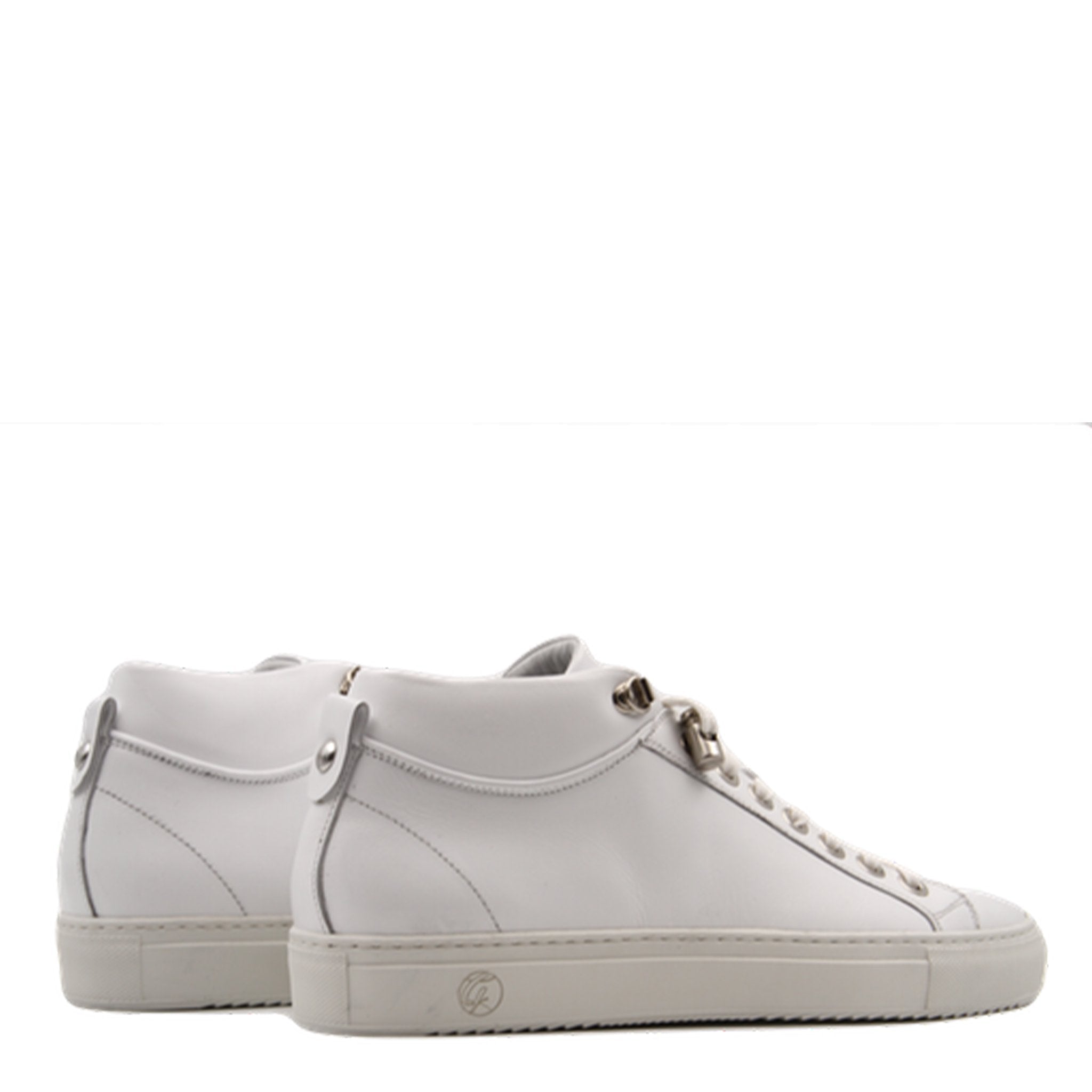 Napoli White | White | Nappa Leather | Limited Edition - Giuliano Galiano | Handcrafted Luxury Sneakers Made In Italy