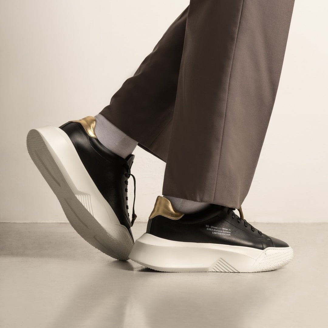 Nemesis | Black & Gold - Giuliano Galiano | Handcrafted Luxury Sneakers Made In Italy