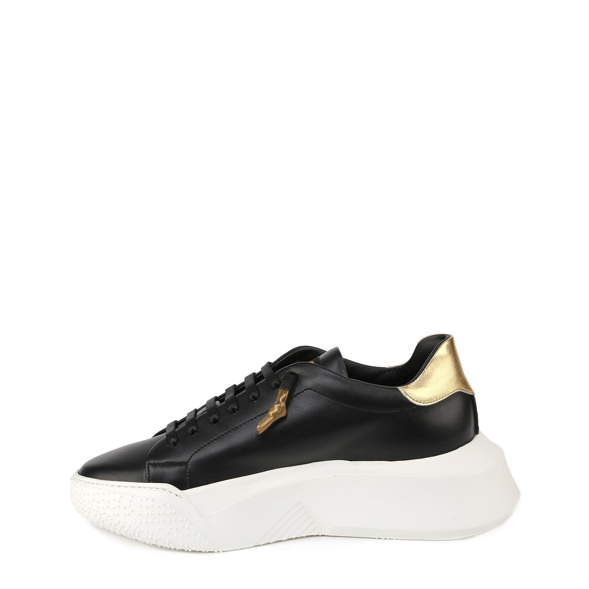 Nemesis | Black & Gold | Woman - Giuliano Galiano | Handcrafted Luxury Sneakers Made In Italy