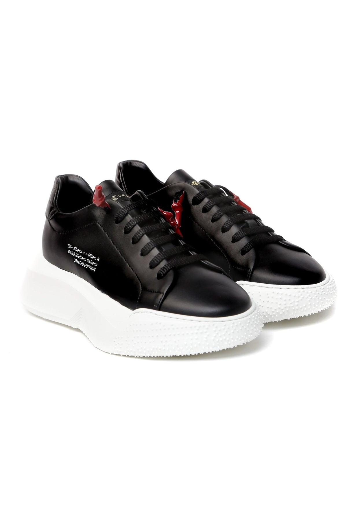 Nemesis Black | Limited for Jason Derulo 6363 - Giuliano Galiano | Handcrafted Luxury Sneakers Made In Italy