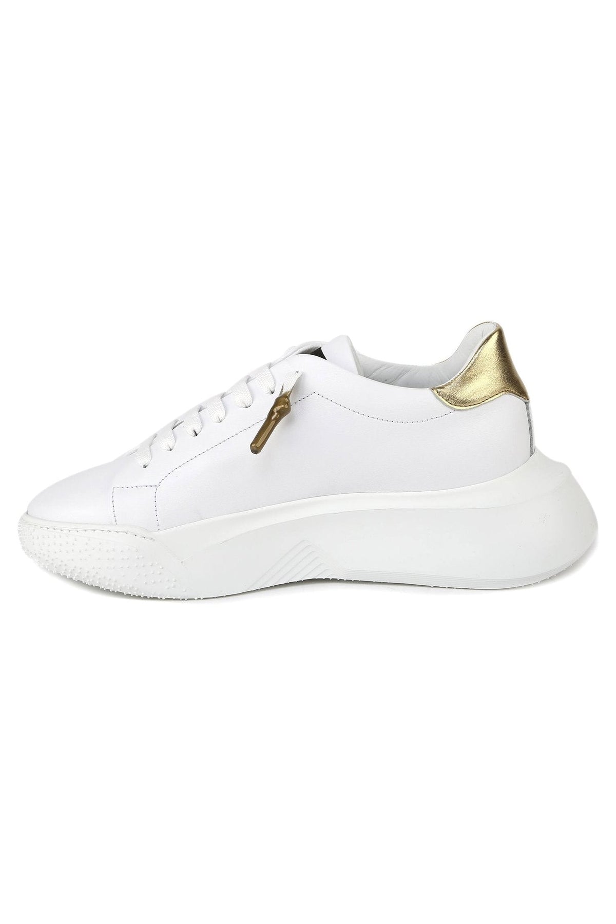 Nemesis Sneakers | Nappa With Gold Trim | Woman - Giuliano Galiano | Handcrafted Luxury Sneakers Made In Italy