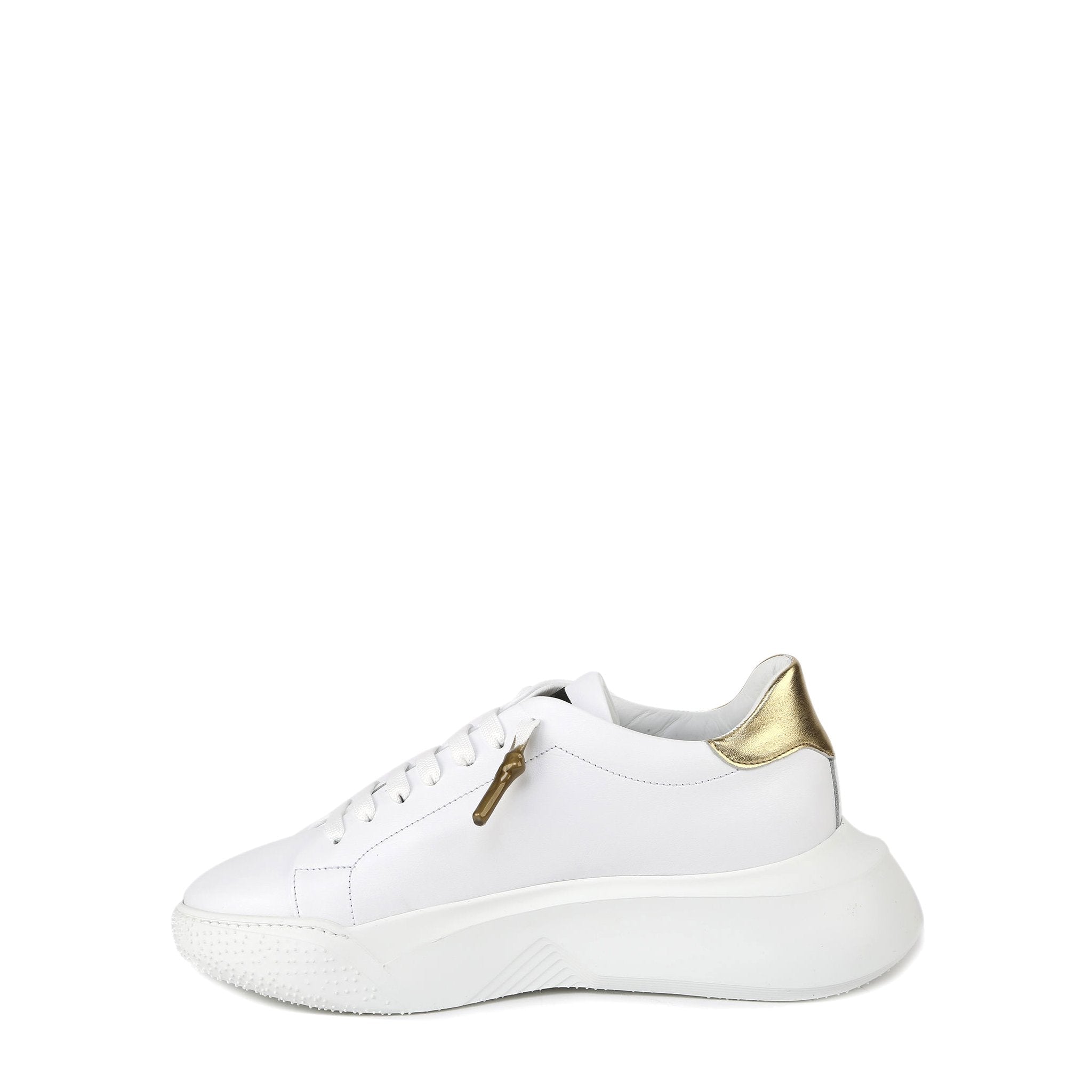 Nemesis Sneakers | Nappa With Gold Trim | Woman - Giuliano Galiano | Handcrafted Luxury Sneakers Made In Italy