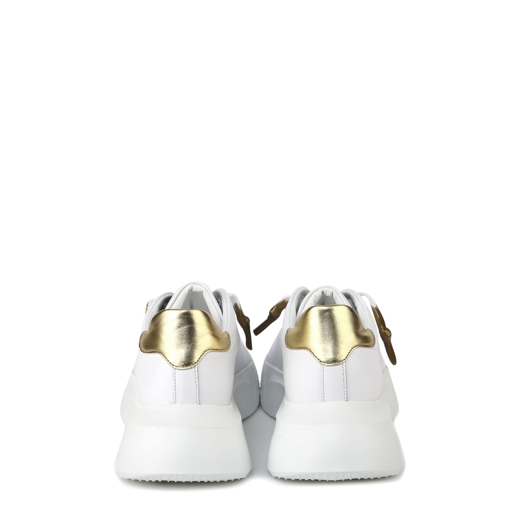 Nemesis Sneakers | Nappa With Gold Trim | Woman - Giuliano Galiano | Handcrafted Luxury Sneakers Made In Italy