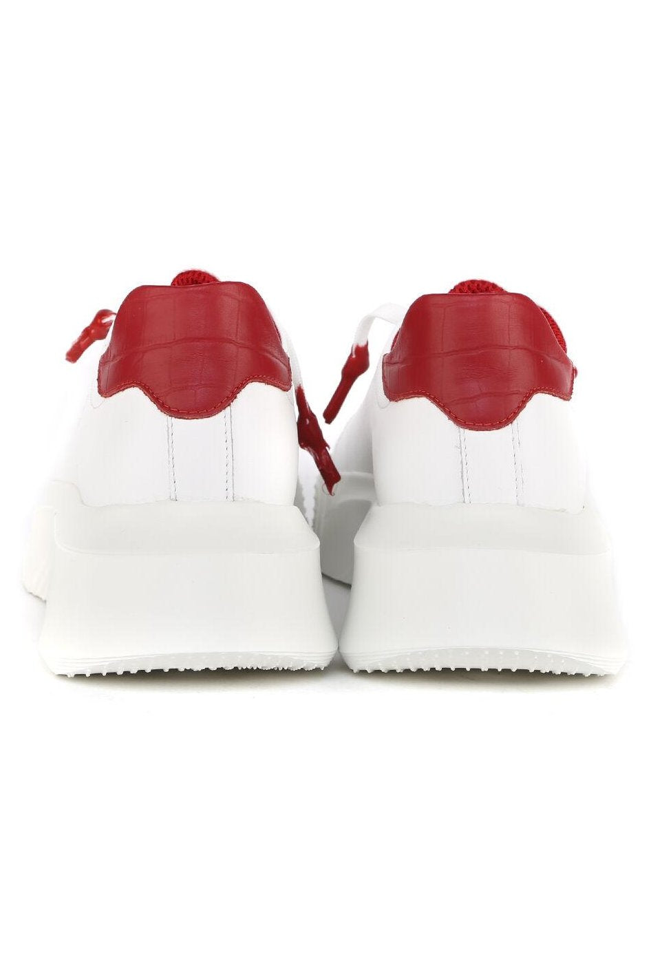 Nemesis White | Red | Limited for Ozuna - Giuliano Galiano | Handcrafted Luxury Sneakers Made In Italy