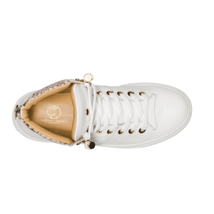 No Limits Cream | Grey | Leather | Limited Edition - Giuliano Galiano | Handcrafted Luxury Sneakers Made In Italy