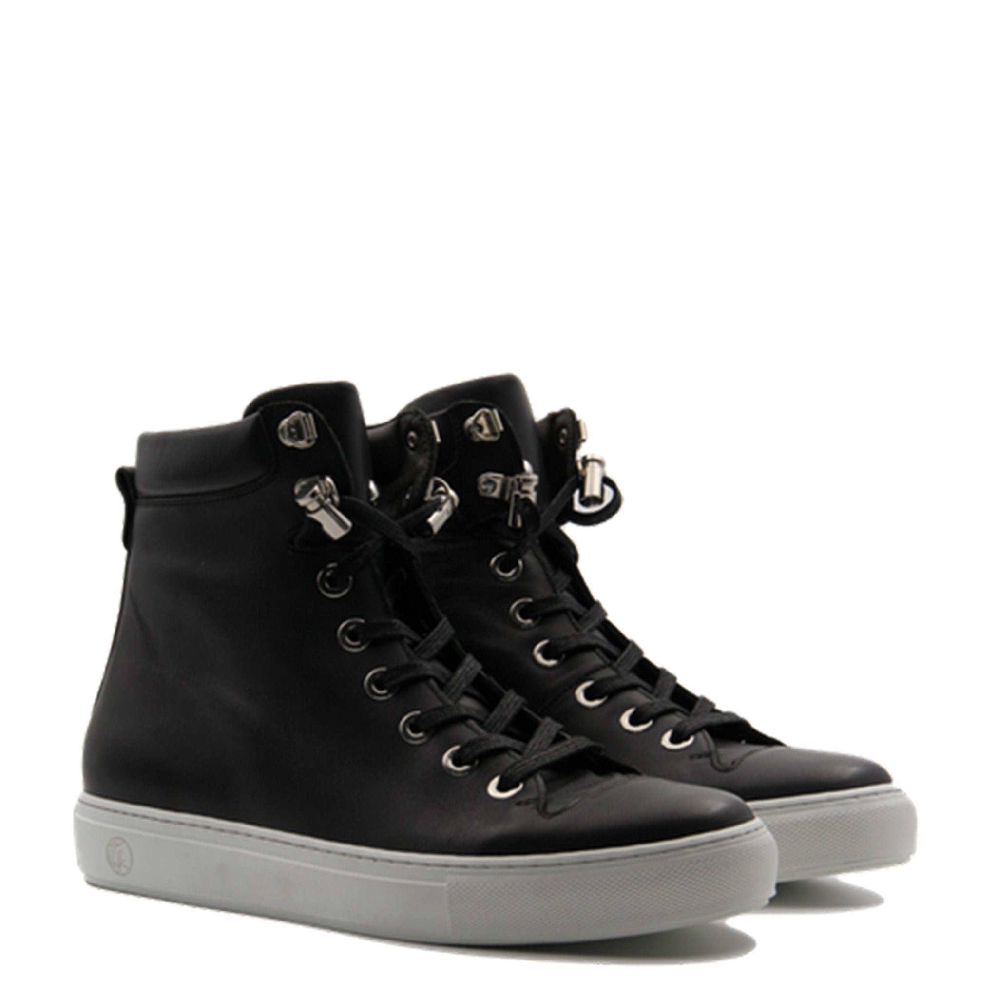 No Limits High Black | Black | Nappa | Limited Edition - Giuliano Galiano | Handcrafted Luxury Sneakers Made In Italy