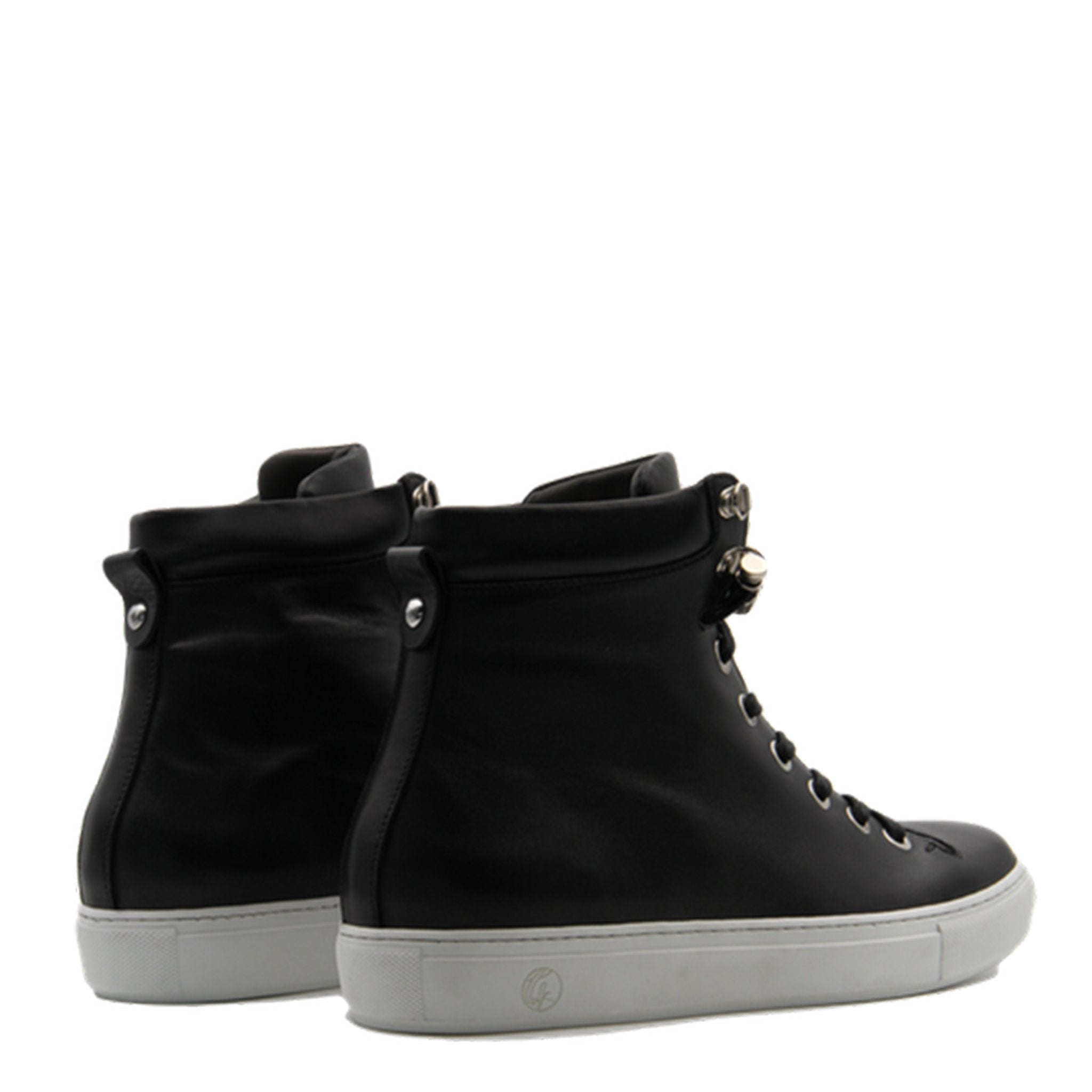 No Limits High Black | Black | Nappa | Limited Edition - Giuliano Galiano | Handcrafted Luxury Sneakers Made In Italy