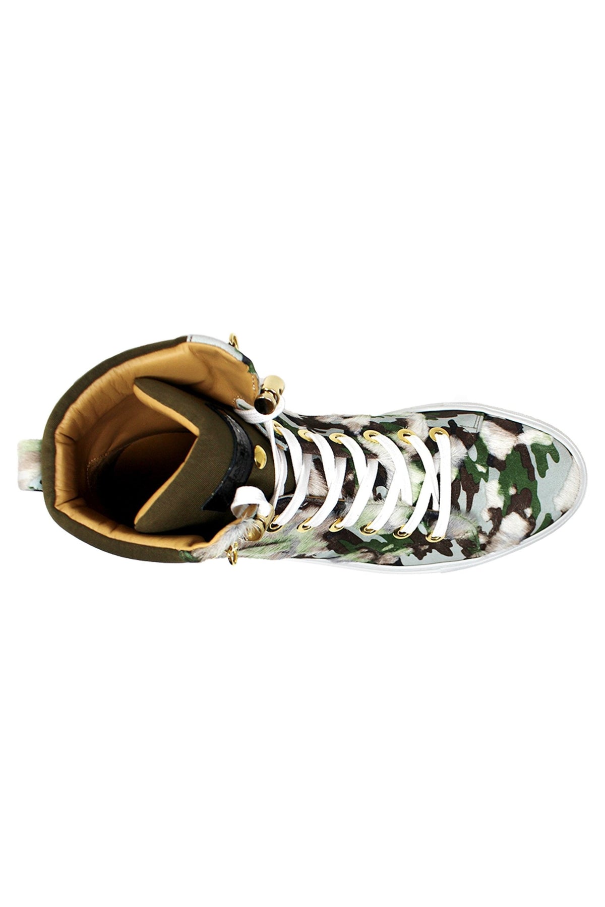 No Limits High | Camouflage | Limited Edition - Giuliano Galiano | Handcrafted Luxury Sneakers Made In Italy