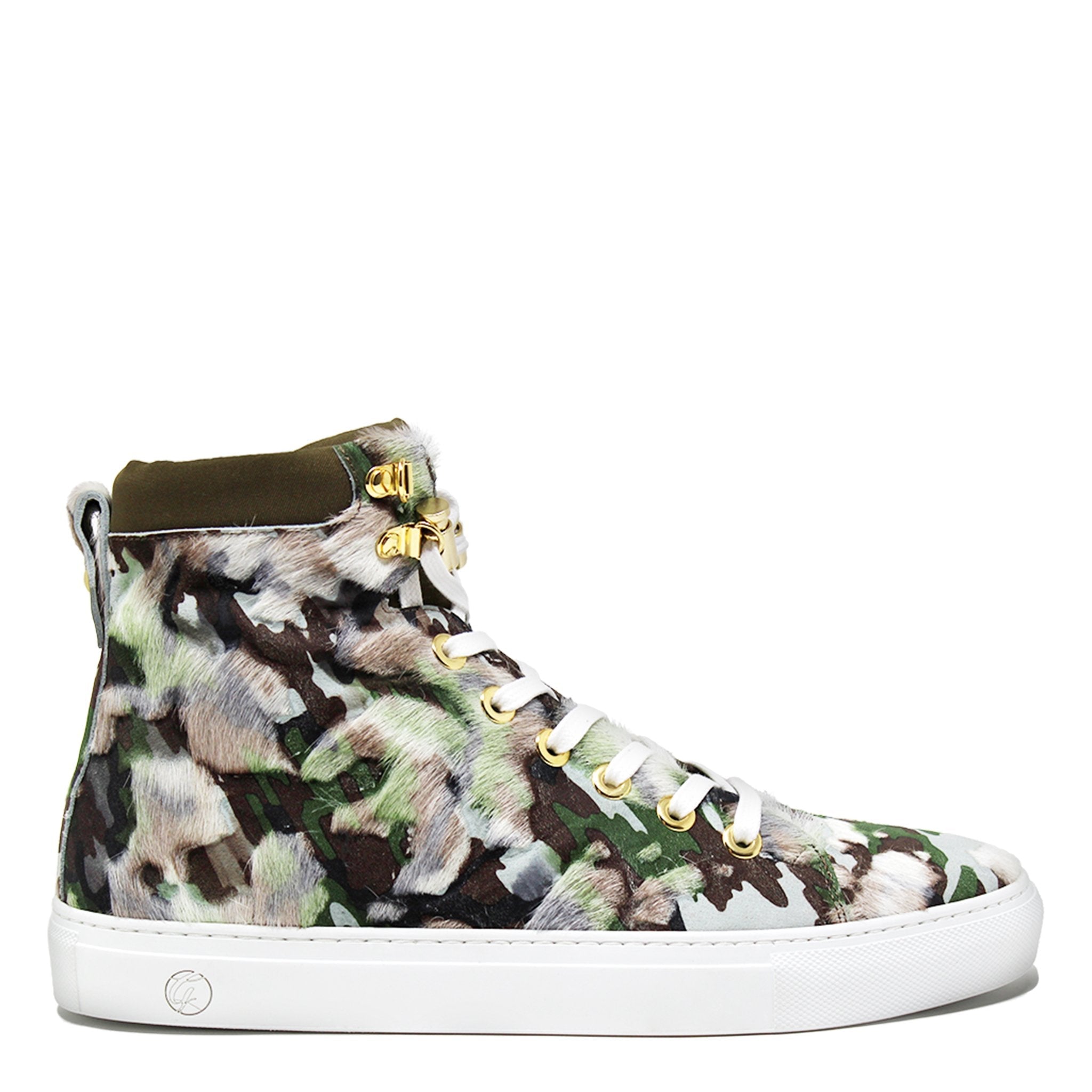 No Limits High | Camouflage | Limited Edition - Giuliano Galiano | Handcrafted Luxury Sneakers Made In Italy