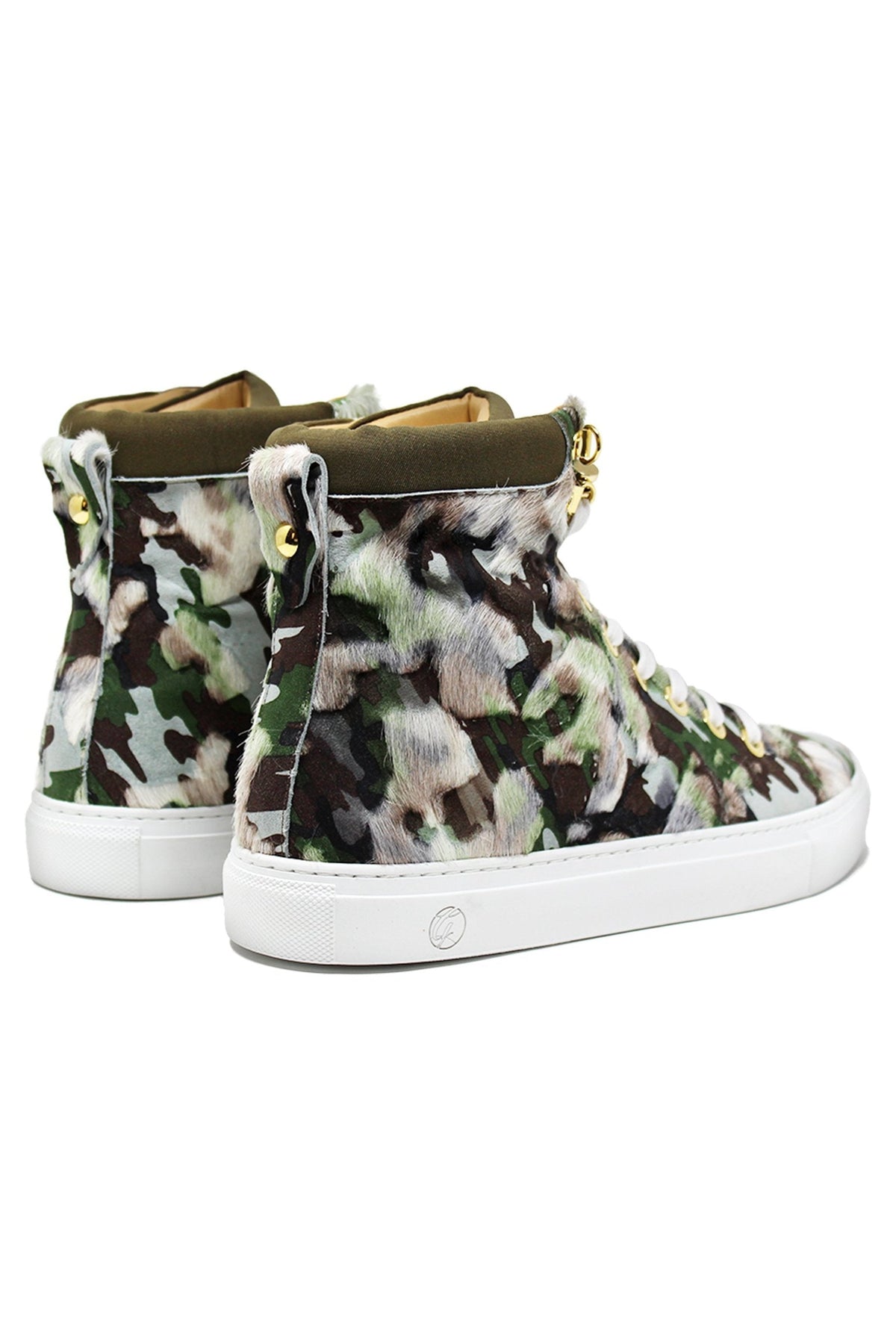 No Limits High | Camouflage | Limited Edition - Giuliano Galiano | Handcrafted Luxury Sneakers Made In Italy
