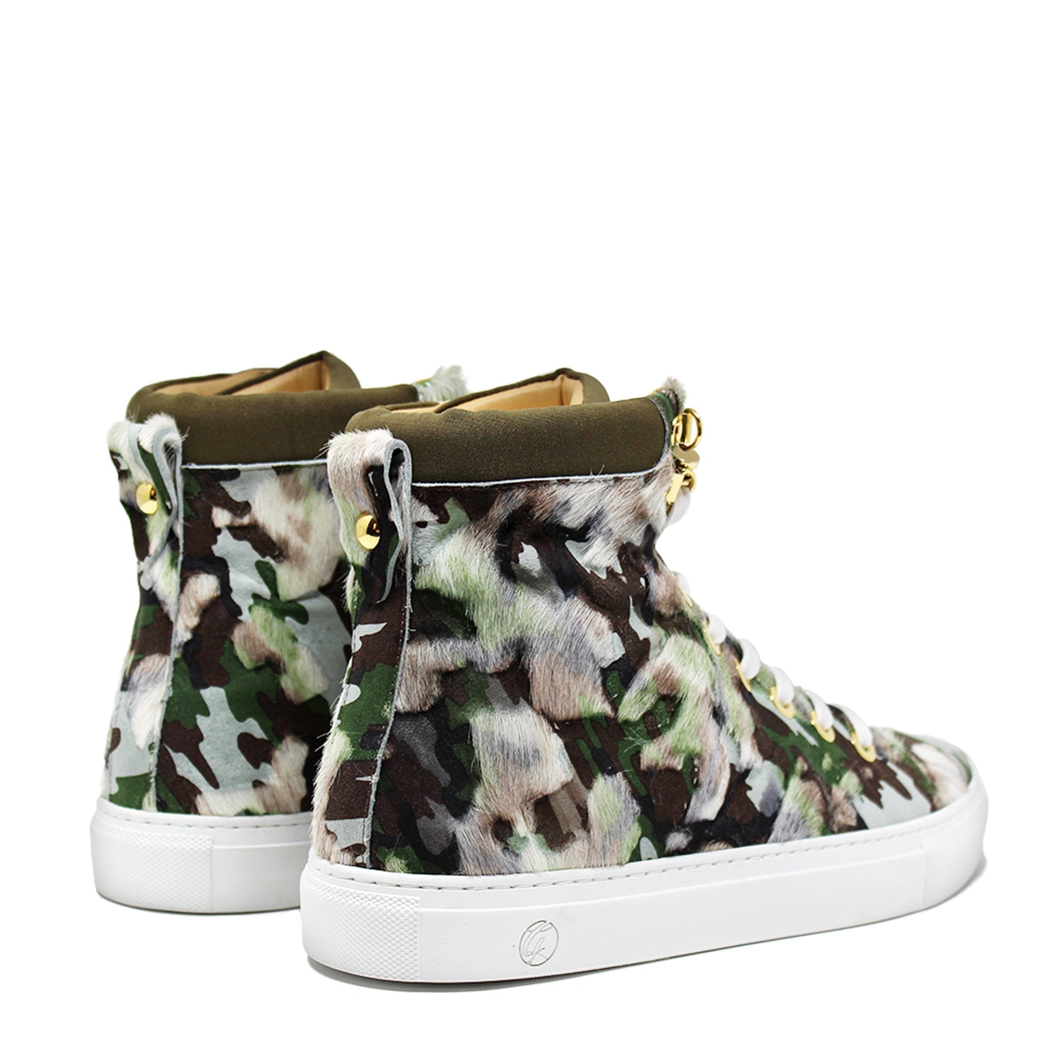 No Limits High | Camouflage | Limited Edition - Giuliano Galiano | Handcrafted Luxury Sneakers Made In Italy