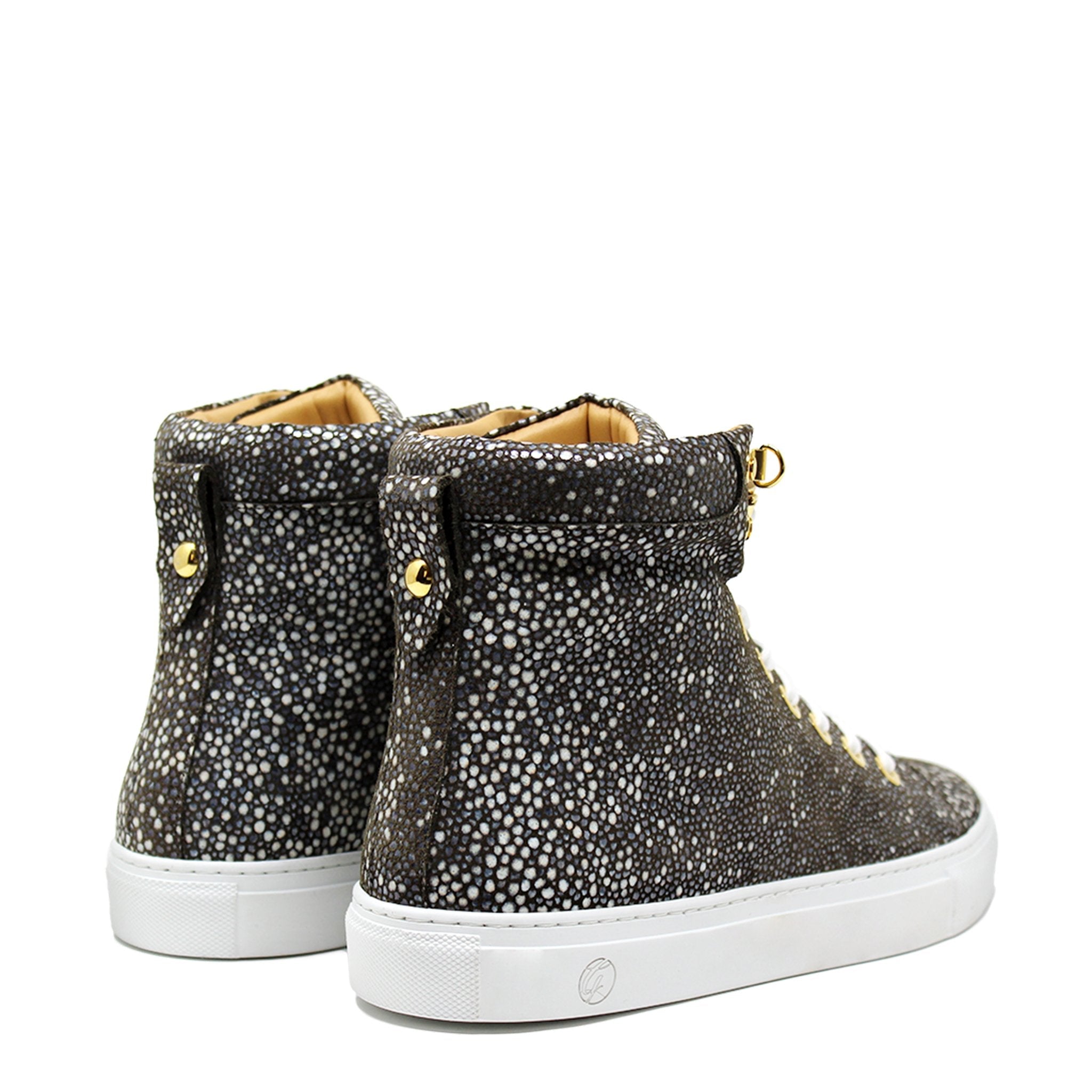 No Limits High | Razza Black | Limited Edition - Giuliano Galiano | Handcrafted Luxury Sneakers Made In Italy