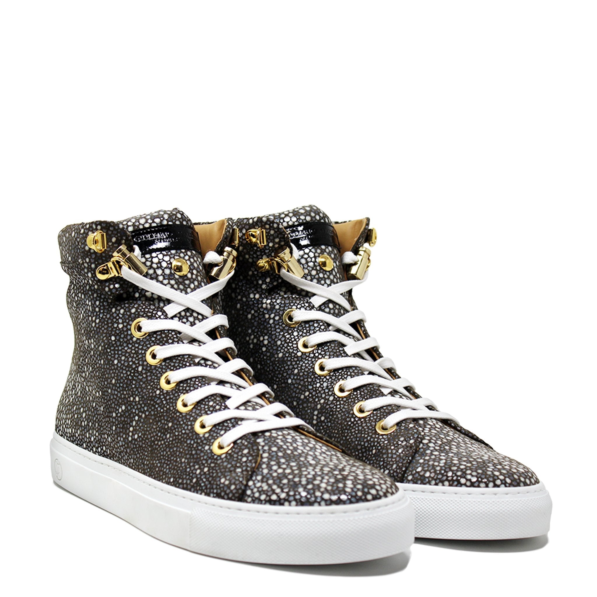 No Limits High | Razza Black | Limited Edition - Giuliano Galiano | Handcrafted Luxury Sneakers Made In Italy