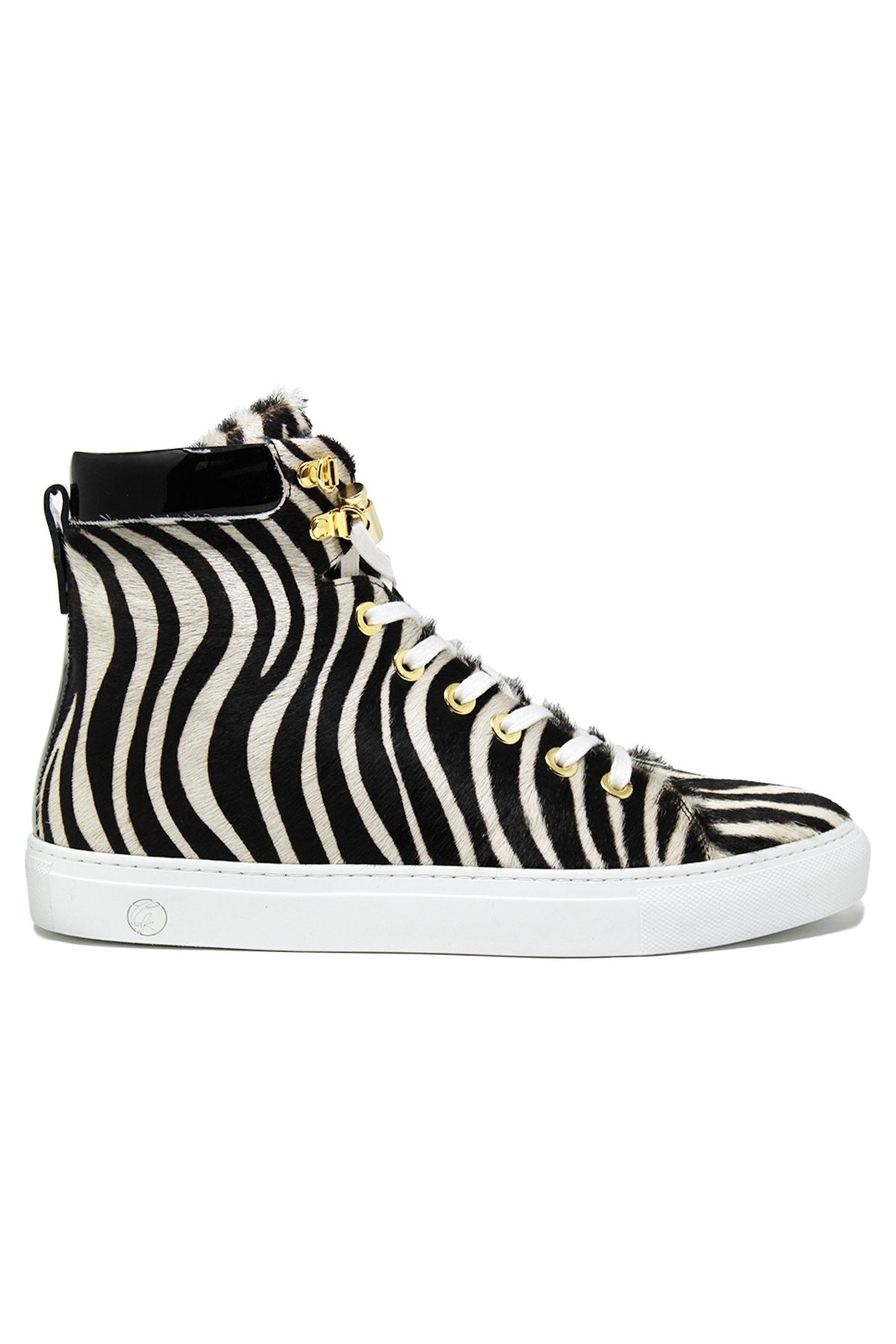 No Limits High | Zebra | Limited Edition - Giuliano Galiano | Handcrafted Luxury Sneakers Made In Italy
