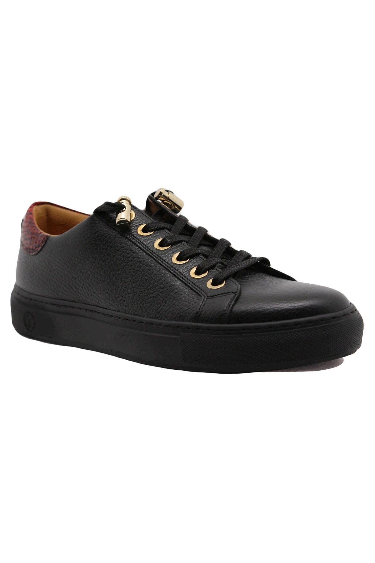 No Limits low Black | Red | Leather | Limited Edition - Giuliano Galiano | Handcrafted Luxury Sneakers Made In Italy