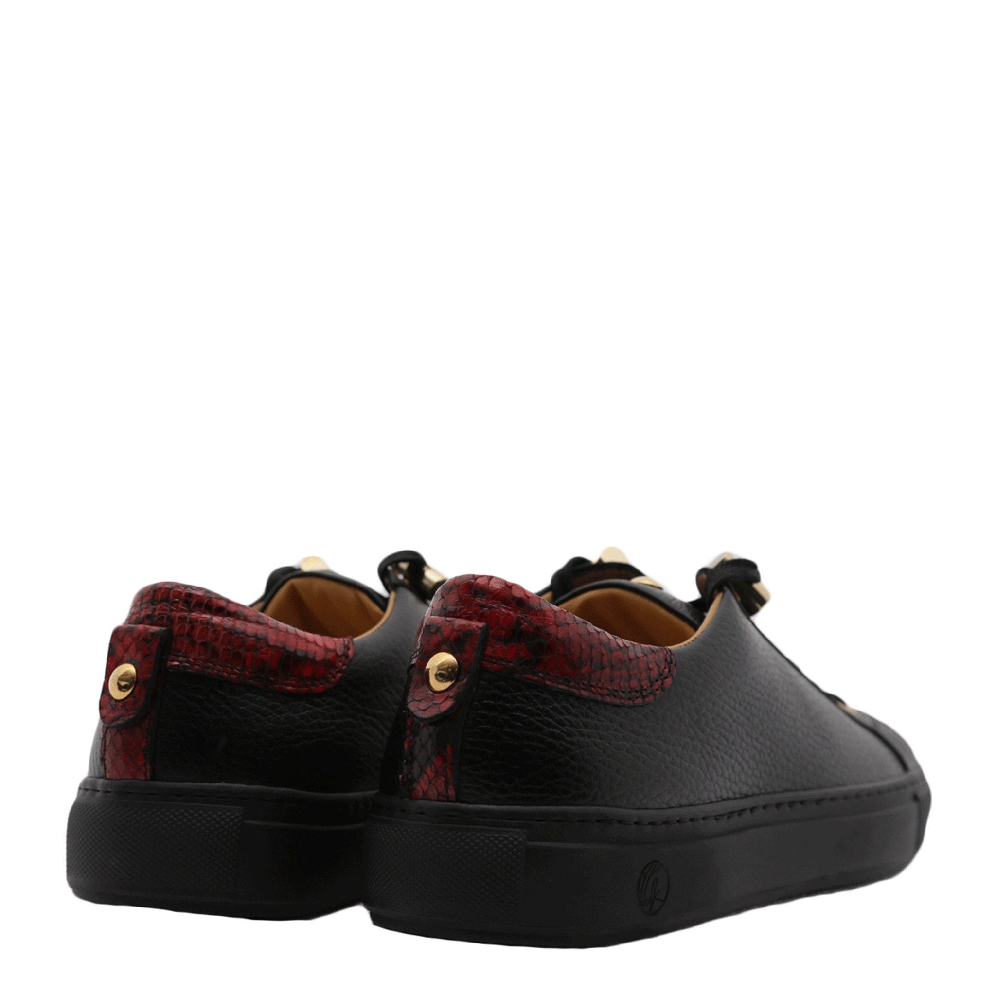 No Limits low Black | Red | Leather | Limited Edition - Giuliano Galiano | Handcrafted Luxury Sneakers Made In Italy