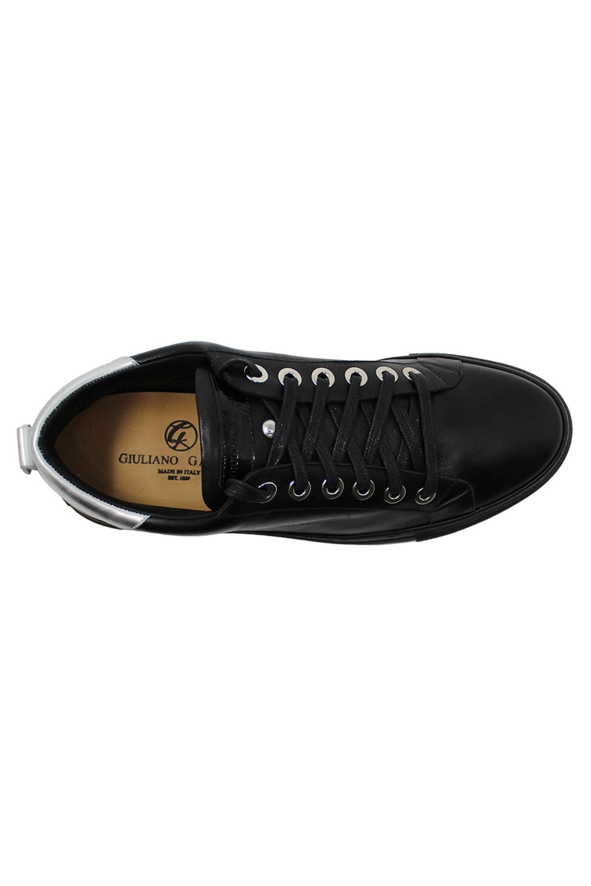 No Limits Low | Black | Silver | Limited Edition - Giuliano Galiano | Handcrafted Luxury Sneakers Made In Italy