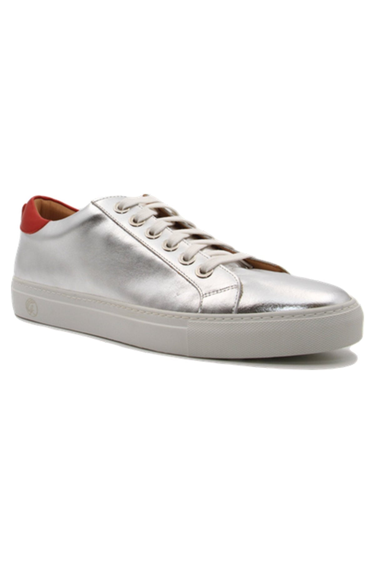 No Limits Low Silver | Red | Leather | Limited Edition - Giuliano Galiano | Handcrafted Luxury Sneakers Made In Italy