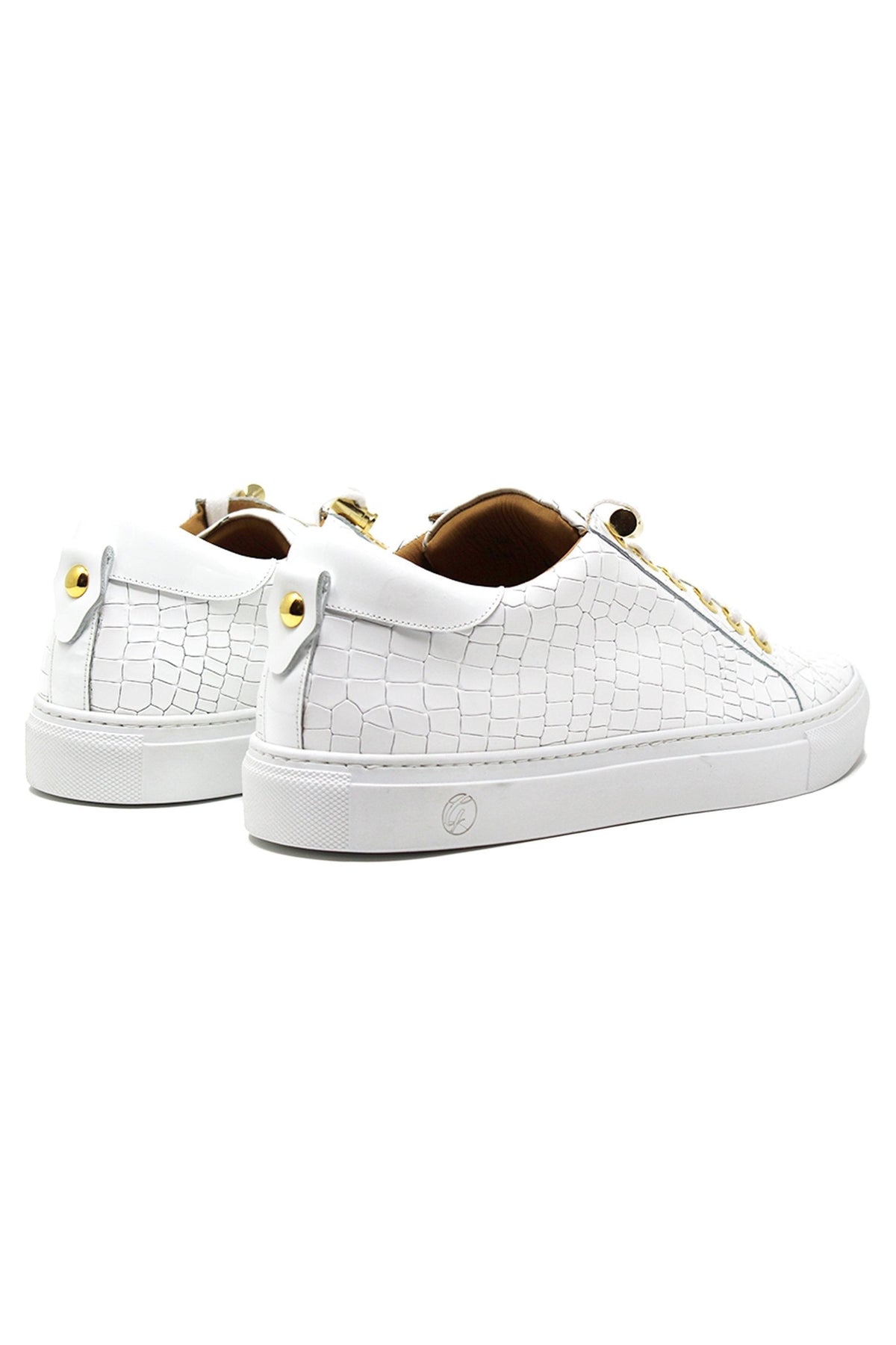 No Limits Low White Croc X Fetty Wap Limited Edition | Limited Edition - Giuliano Galiano | Handcrafted Luxury Sneakers Made In Italy