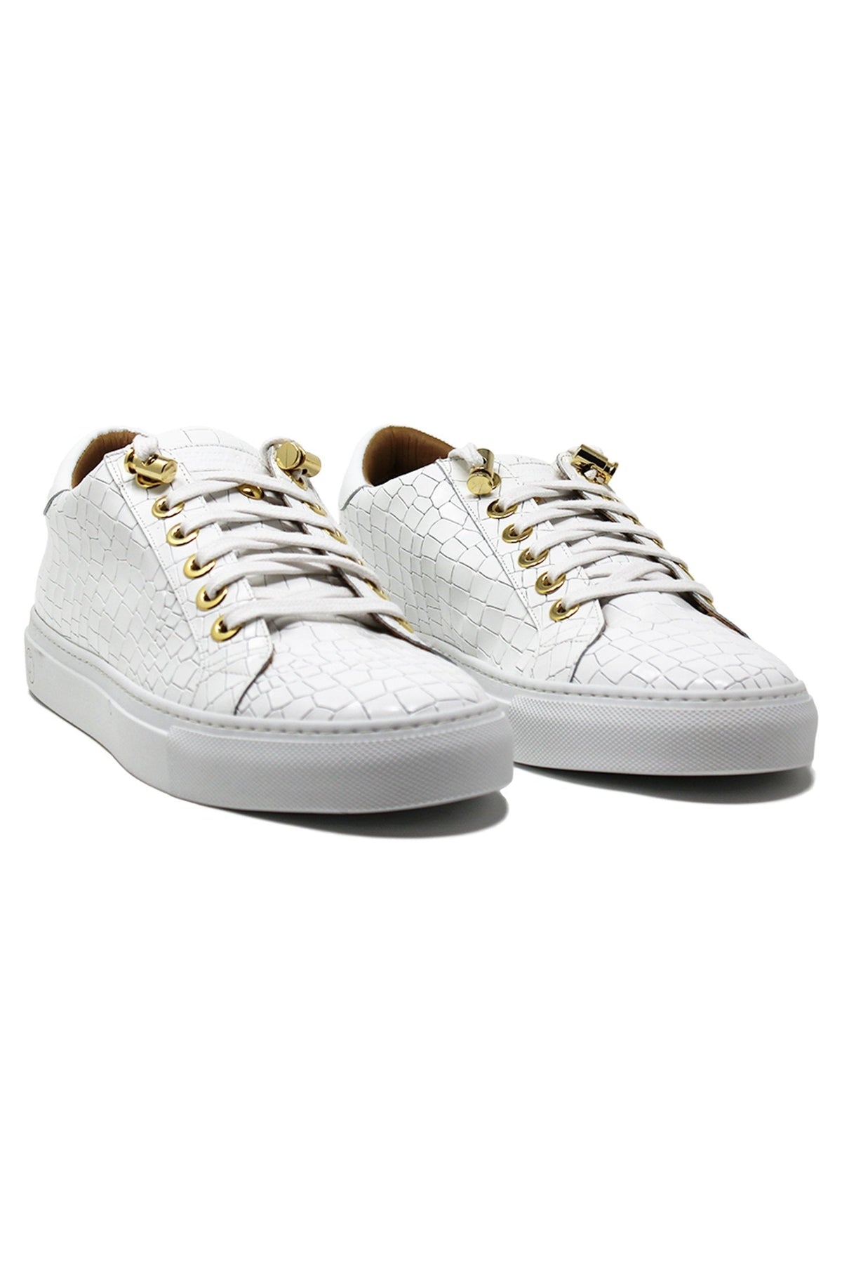 No Limits Low White Croc X Fetty Wap Limited Edition | Limited Edition - Giuliano Galiano | Handcrafted Luxury Sneakers Made In Italy