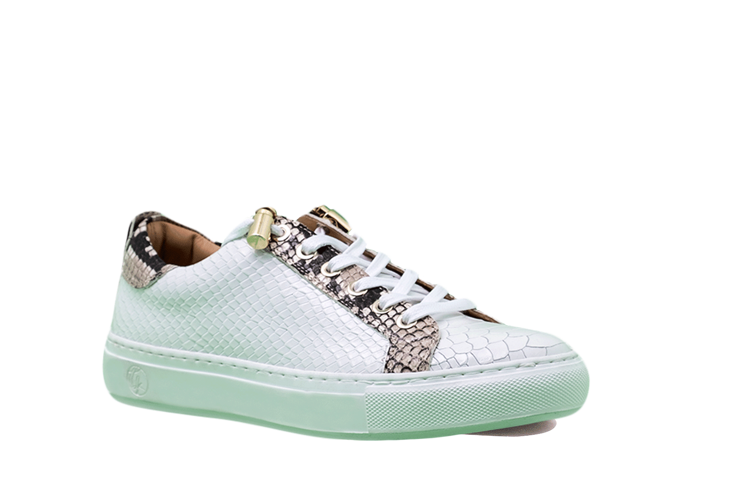 No Limits Low | White | White | Python | Limited Edition - Giuliano Galiano | Handcrafted Luxury Sneakers Made In Italy