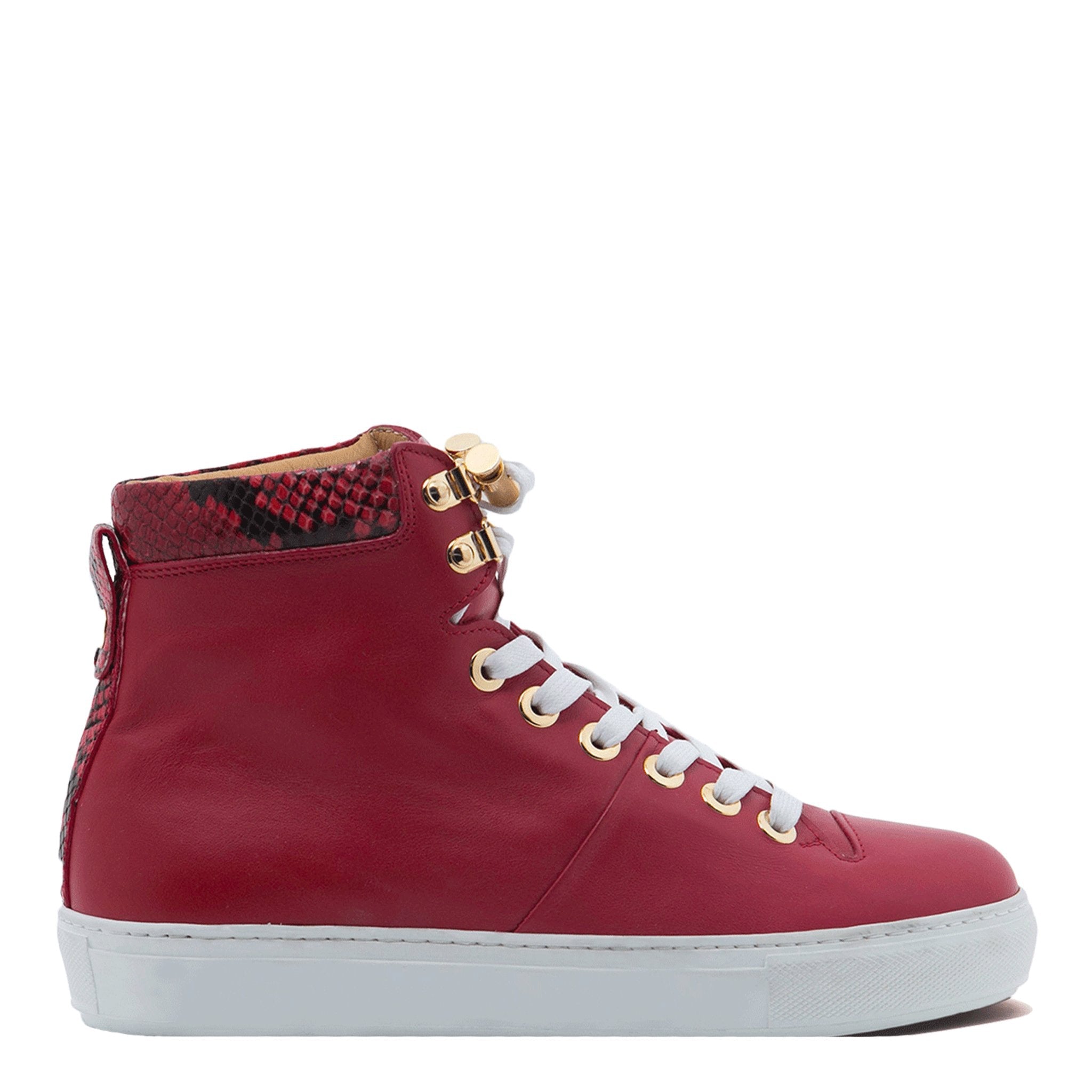 No Limits Red | Red | Leather | Limited Edition - Giuliano Galiano | Handcrafted Luxury Sneakers Made In Italy