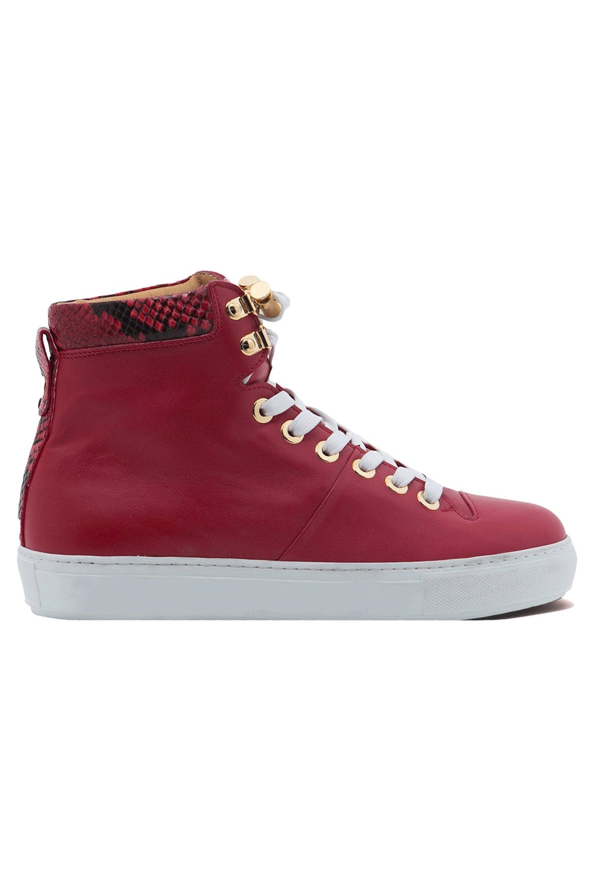 No Limits Red | Red | Leather | Limited Edition - Giuliano Galiano | Handcrafted Luxury Sneakers Made In Italy