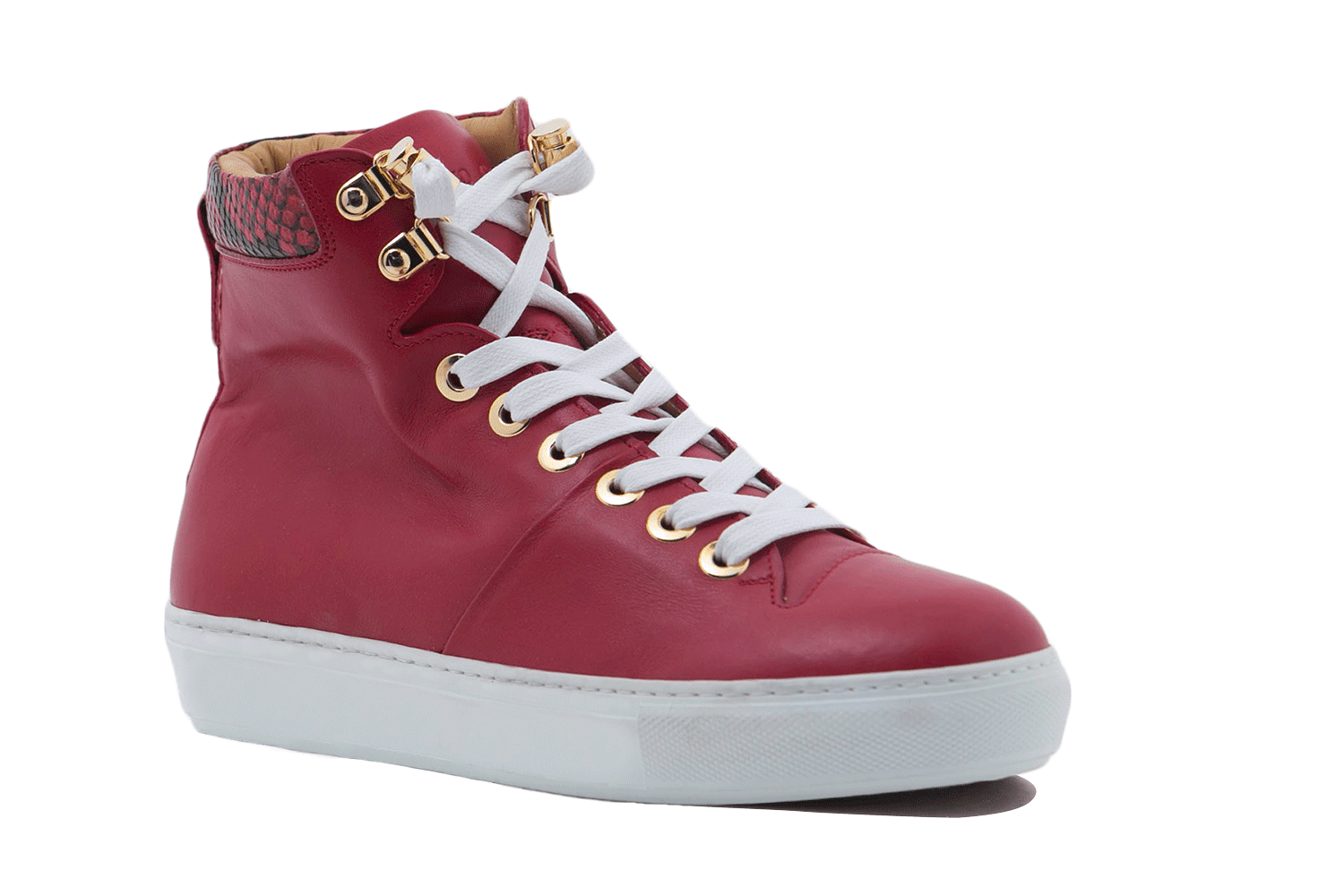No Limits Red | Red | Leather | Limited Edition - Giuliano Galiano | Handcrafted Luxury Sneakers Made In Italy