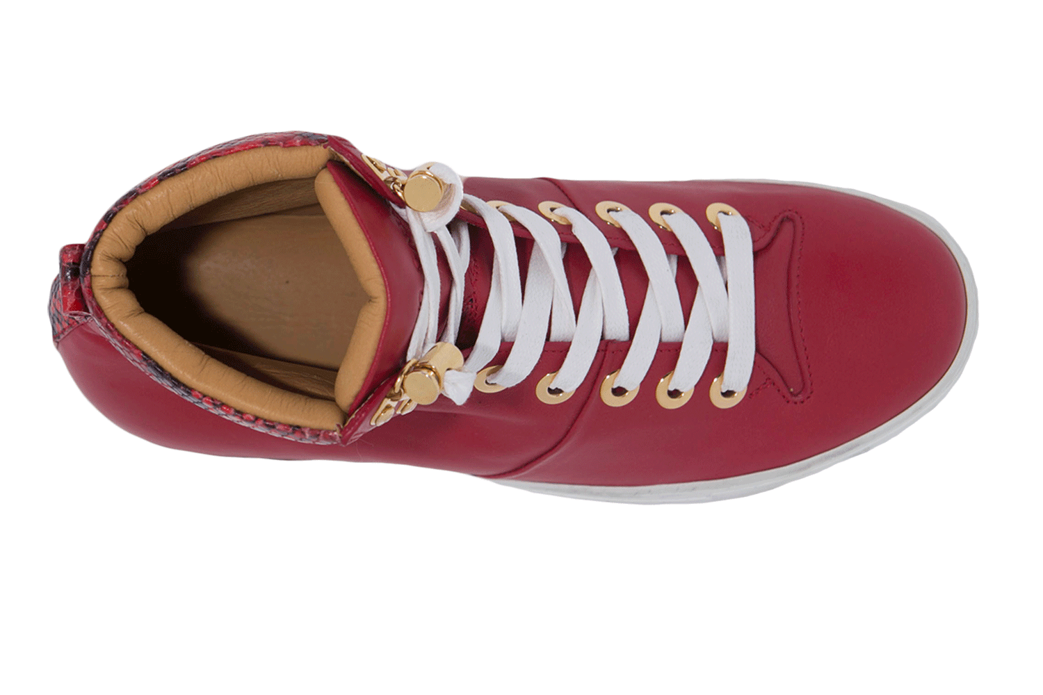 No Limits Red | Red | Leather | Limited Edition - Giuliano Galiano | Handcrafted Luxury Sneakers Made In Italy
