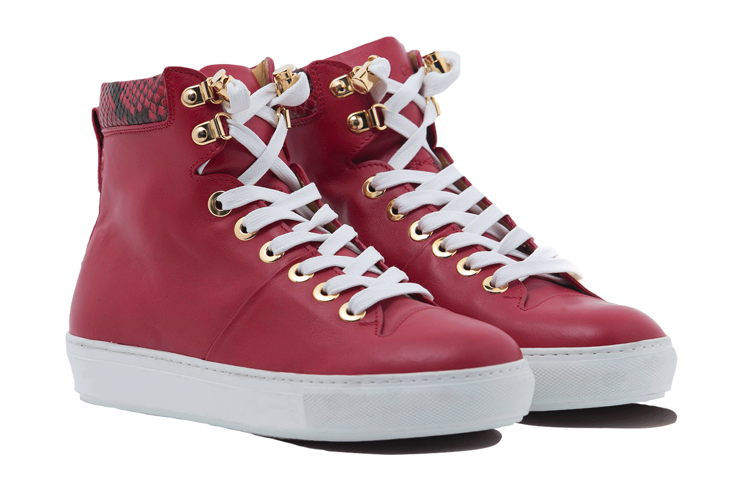 No Limits Red | Red | Leather | Limited Edition - Giuliano Galiano | Handcrafted Luxury Sneakers Made In Italy