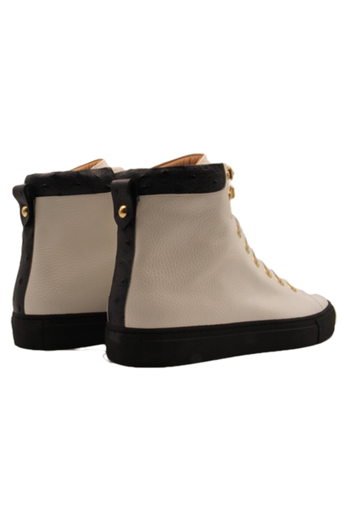 No Limits White | Black | Leather | Limited Edition - Giuliano Galiano | Handcrafted Luxury Sneakers Made In Italy