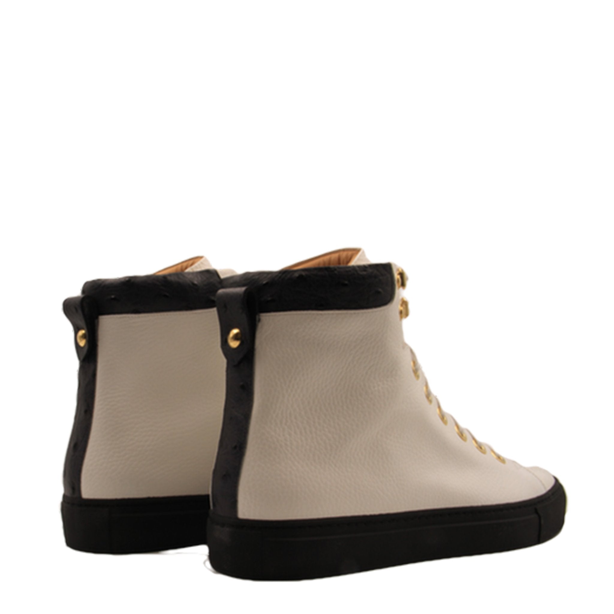 No Limits White | Black | Leather | Limited Edition - Giuliano Galiano | Handcrafted Luxury Sneakers Made In Italy