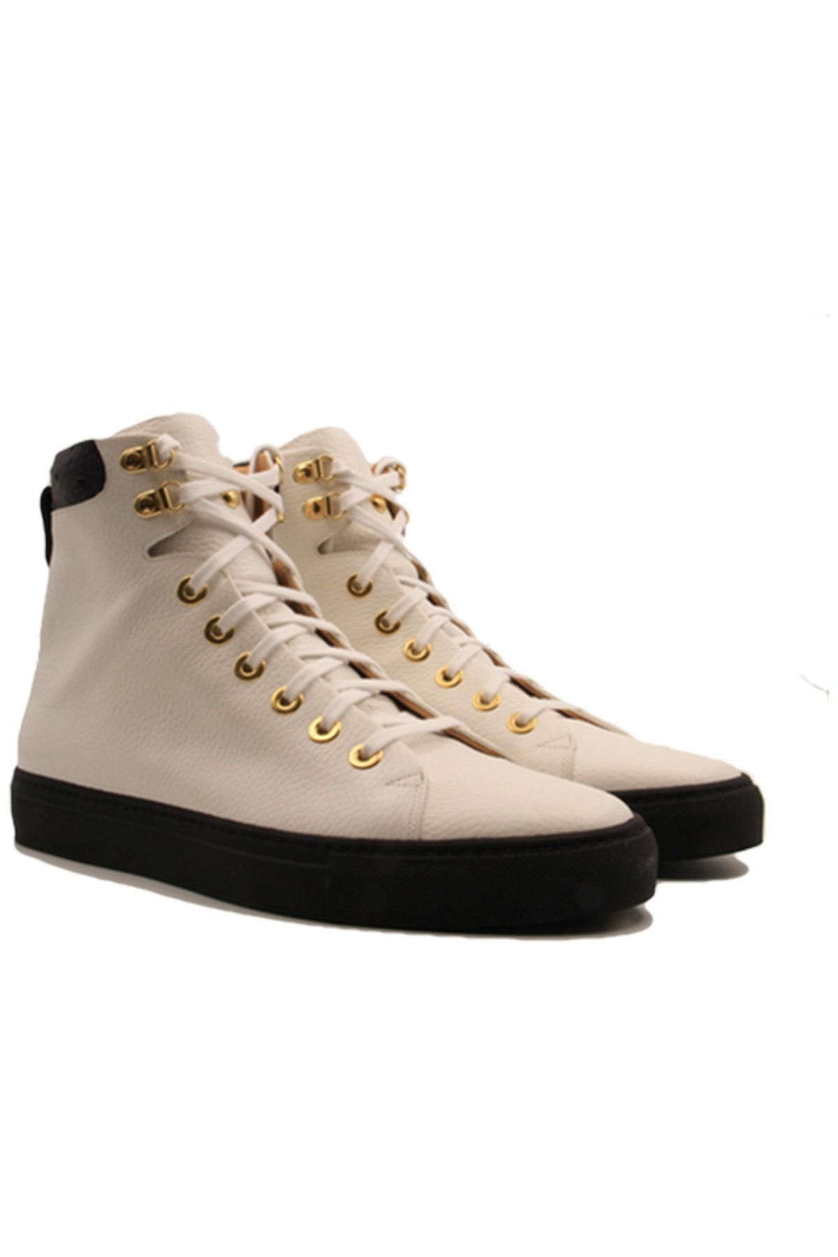 No Limits White | Black | Leather | Limited Edition - Giuliano Galiano | Handcrafted Luxury Sneakers Made In Italy