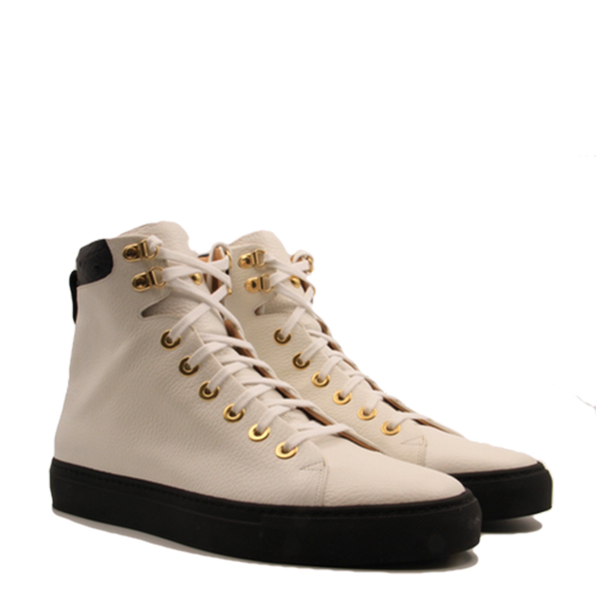 No Limits White | Black | Leather | Limited Edition - Giuliano Galiano | Handcrafted Luxury Sneakers Made In Italy