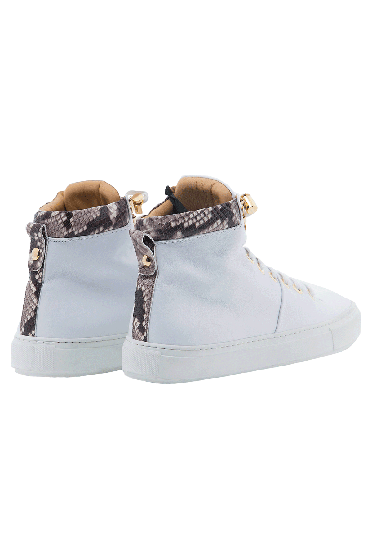 No Limits White | Grey | Leather | Limited Edition - Giuliano Galiano | Handcrafted Luxury Sneakers Made In Italy