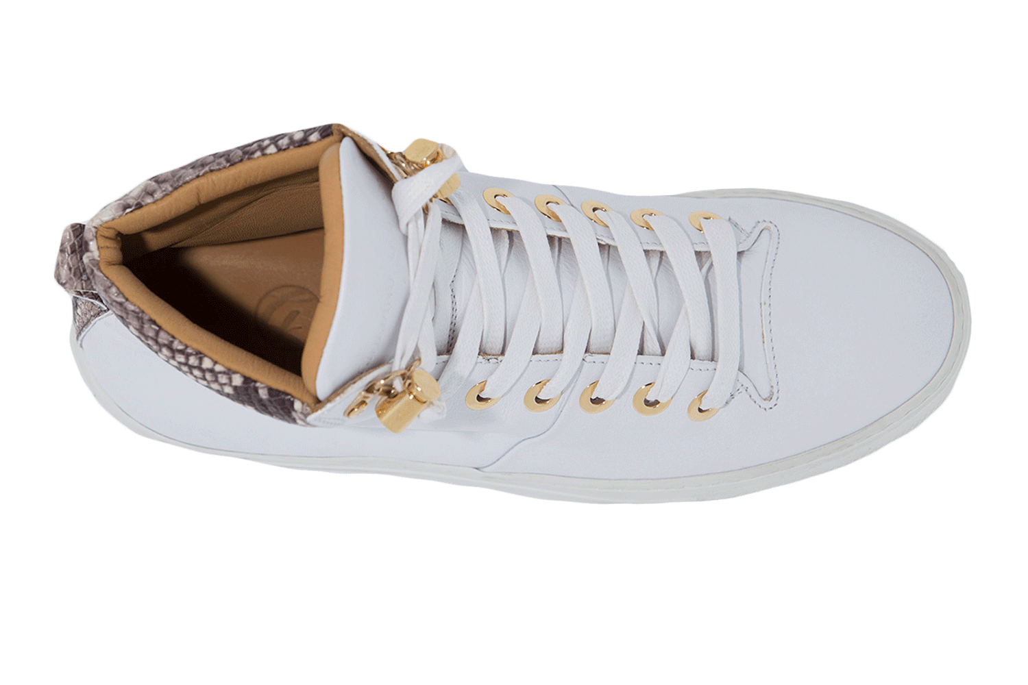 No Limits White | Grey | Leather | Limited Edition - Giuliano Galiano | Handcrafted Luxury Sneakers Made In Italy