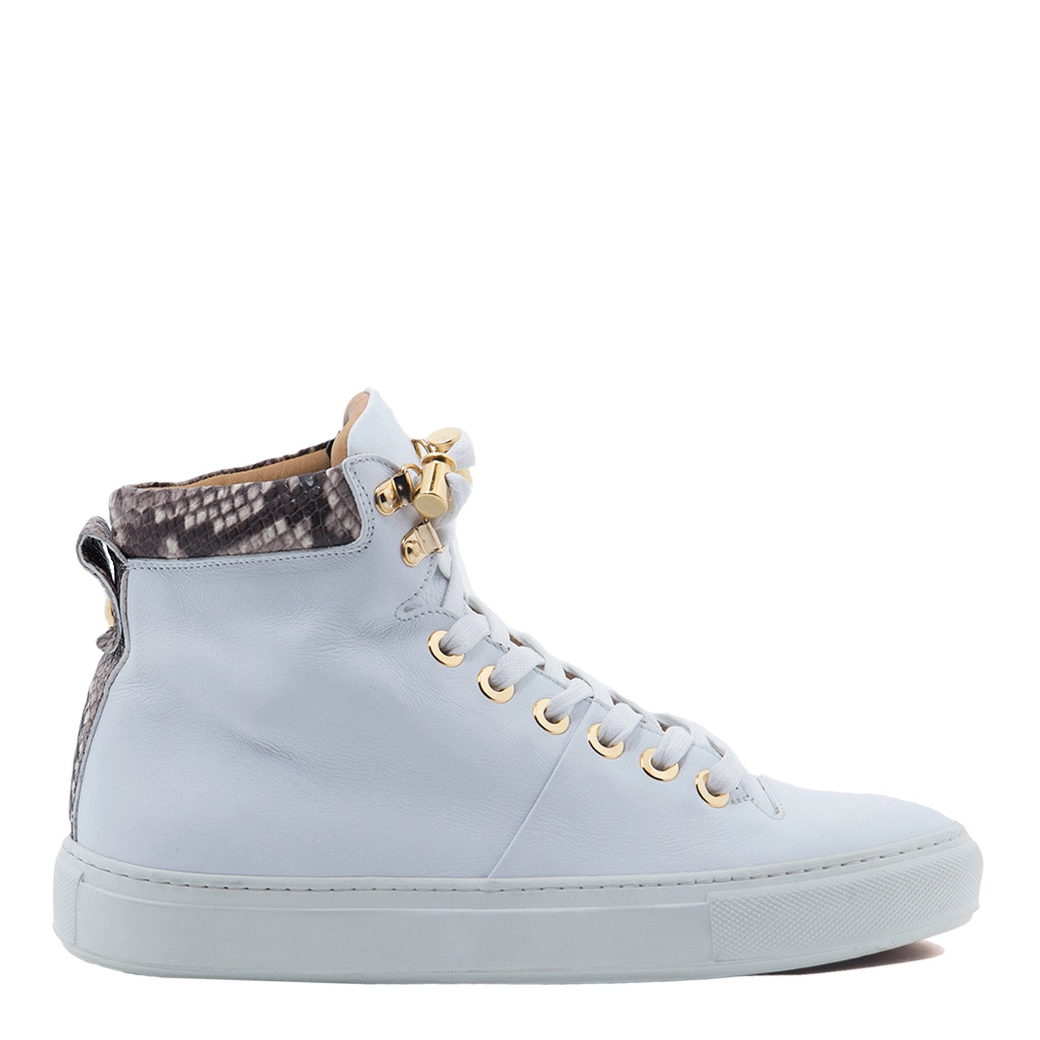 No Limits White | Grey | Leather | Limited Edition - Giuliano Galiano | Handcrafted Luxury Sneakers Made In Italy