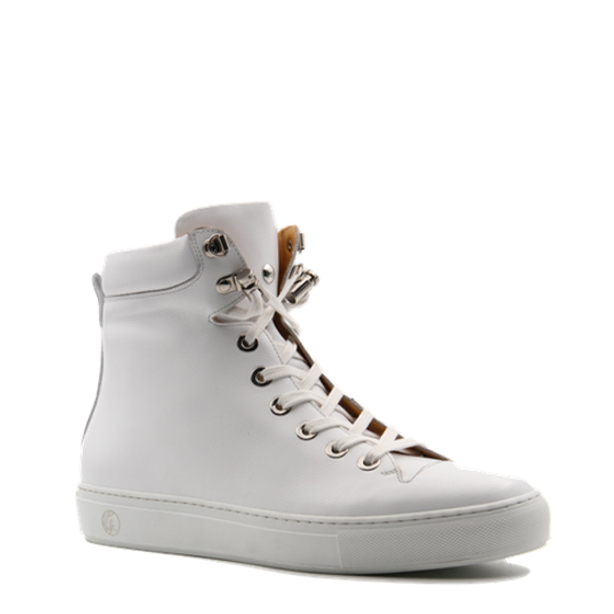 No Limits White | White | Nappa | Limited Edition - Giuliano Galiano | Handcrafted Luxury Sneakers Made In Italy